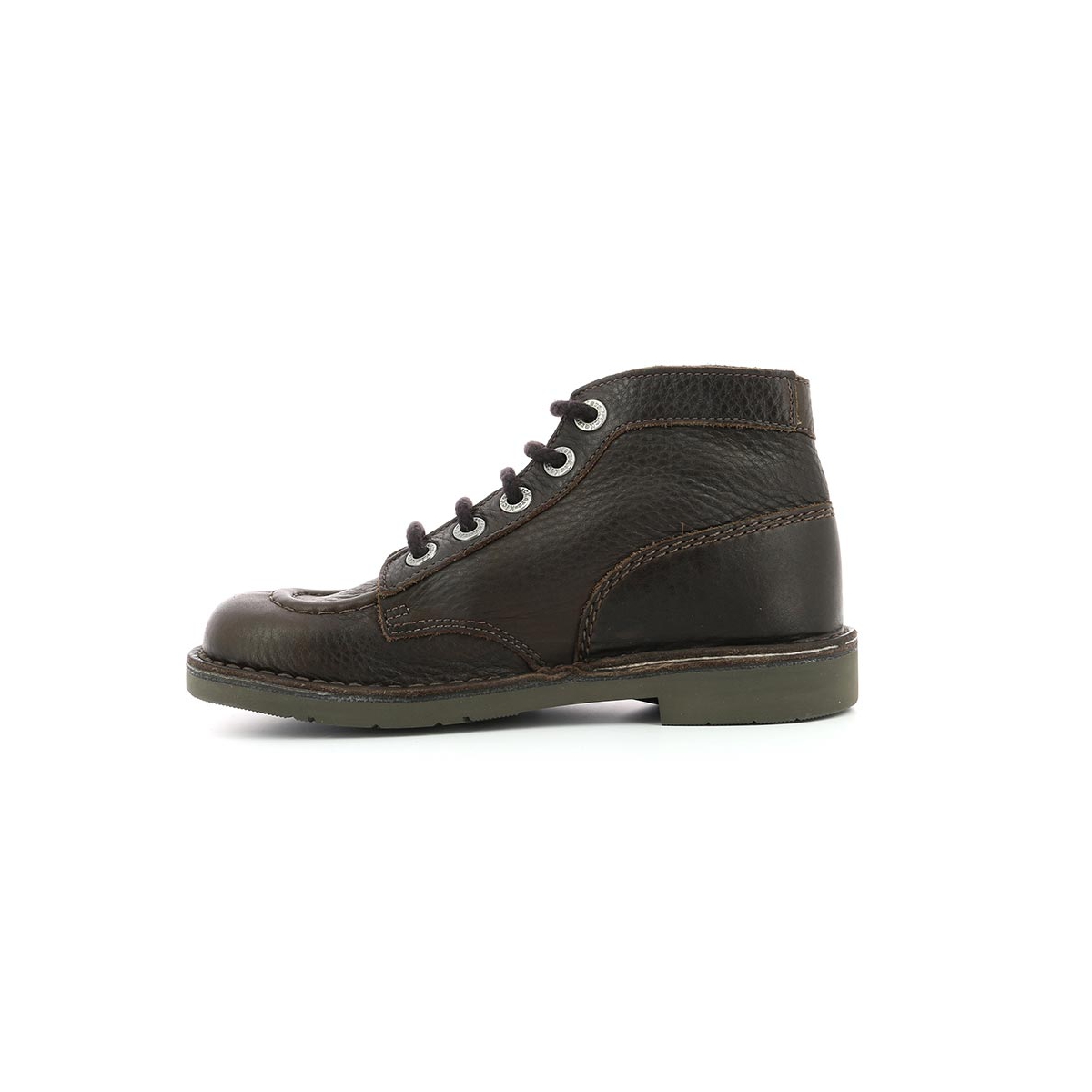 kickers kick col marron