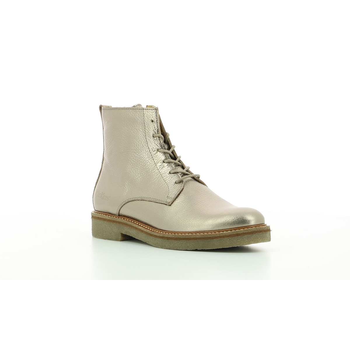 boots dorées homme