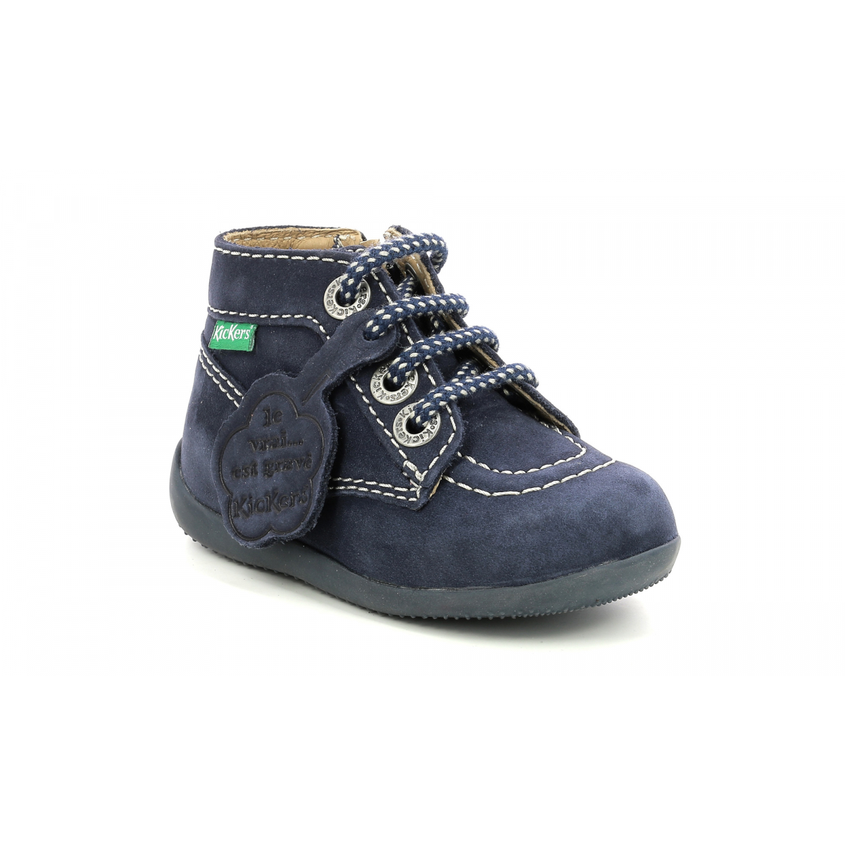 Blanc Bottillons Fille 23 Kickers Bonzip