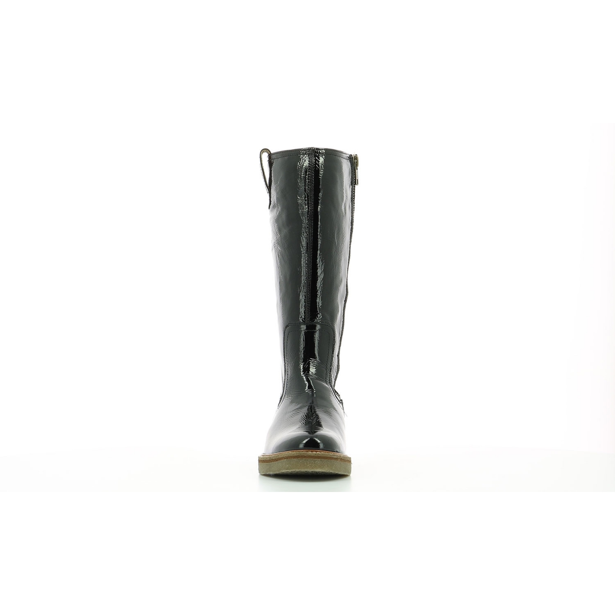bottes kickers vernis noir femme