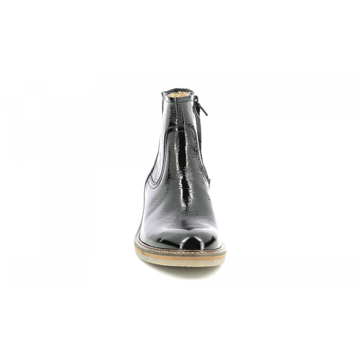 kickers homme noir vernis