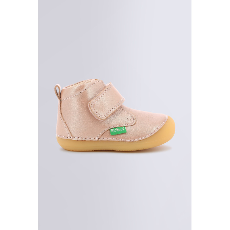 Sabio rose metallise bottillons fille et garcon Kickers