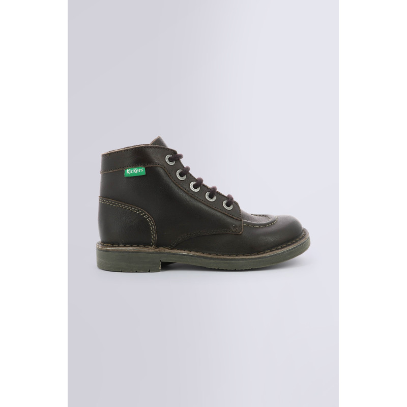 Kick Col dark brown girls and boys boots Kickers