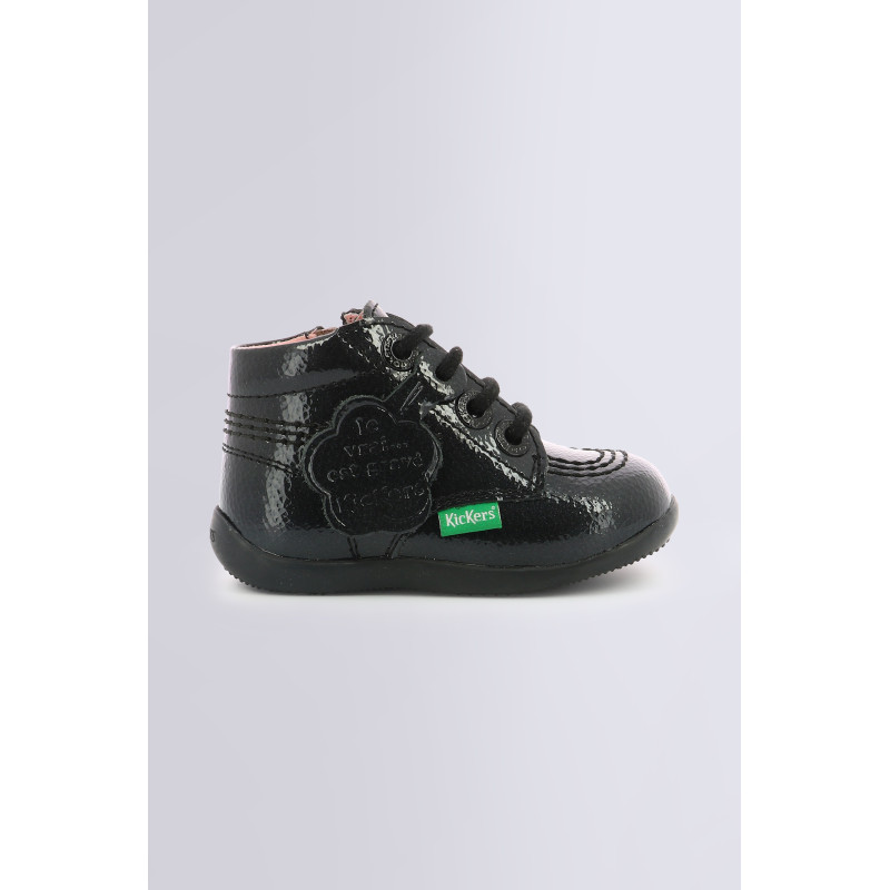 Kickers noir vernis outlet