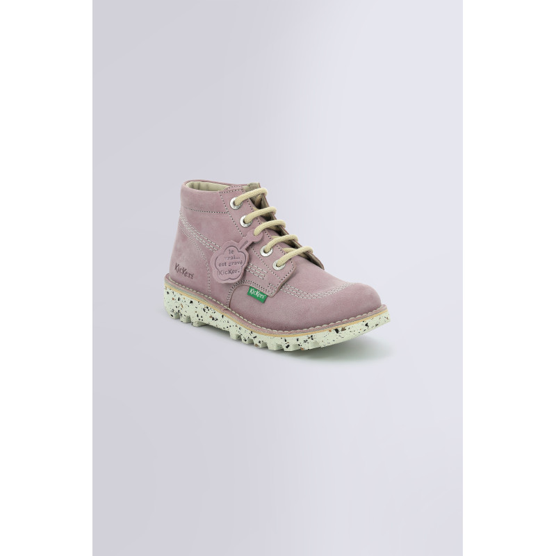 Kickers boots, bottines violet fille