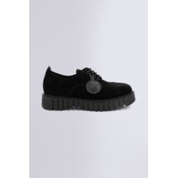 CREEPER-402S Black Suede