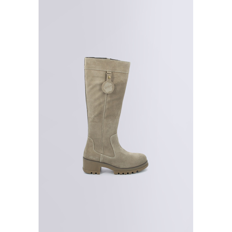 Kick Higher silver high boots for woman Kickers Official website