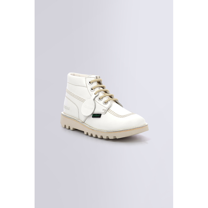 Kick Hi Bottines blancches pour femme Kickers Site Officiel