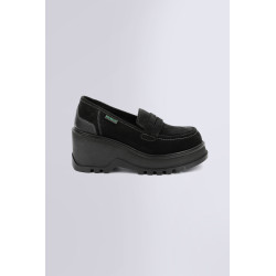 Kick Wild black loafers for woman Kickers Official website