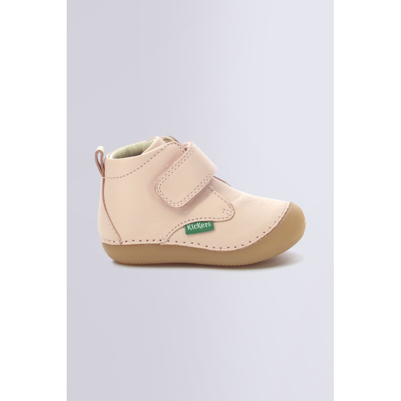 Sabio light pink ankle boots for baby Kickers © Official website