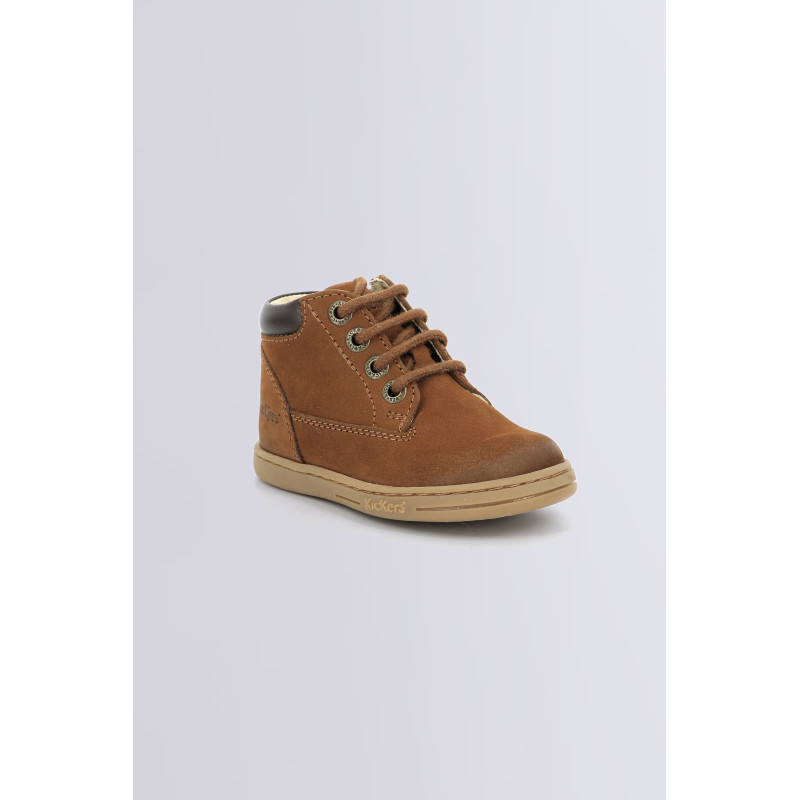 Tackland light brown ankle boots for girl and boy Kickers