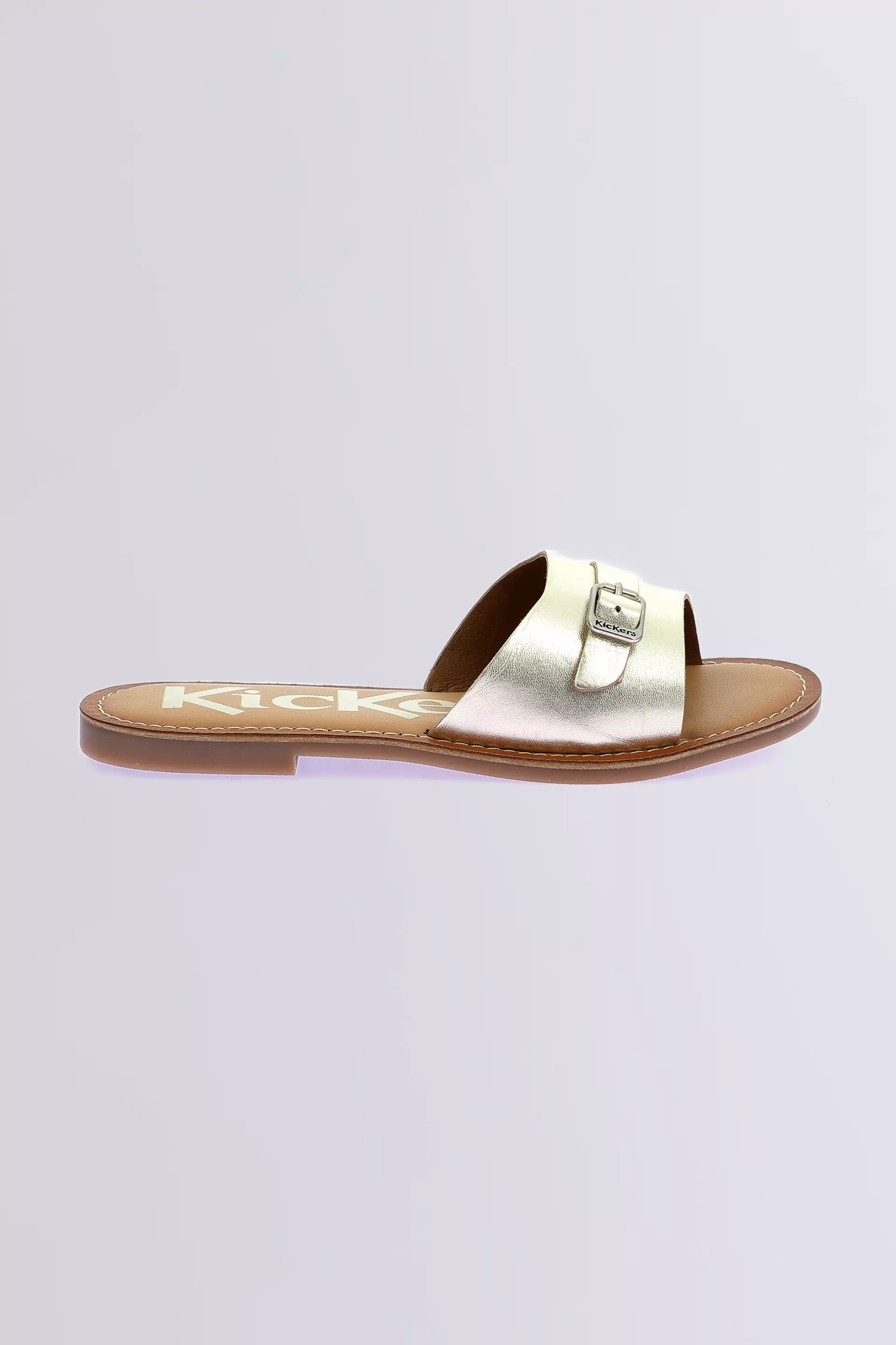 Kick Diwana gold mules for woman - Kickers © Official website