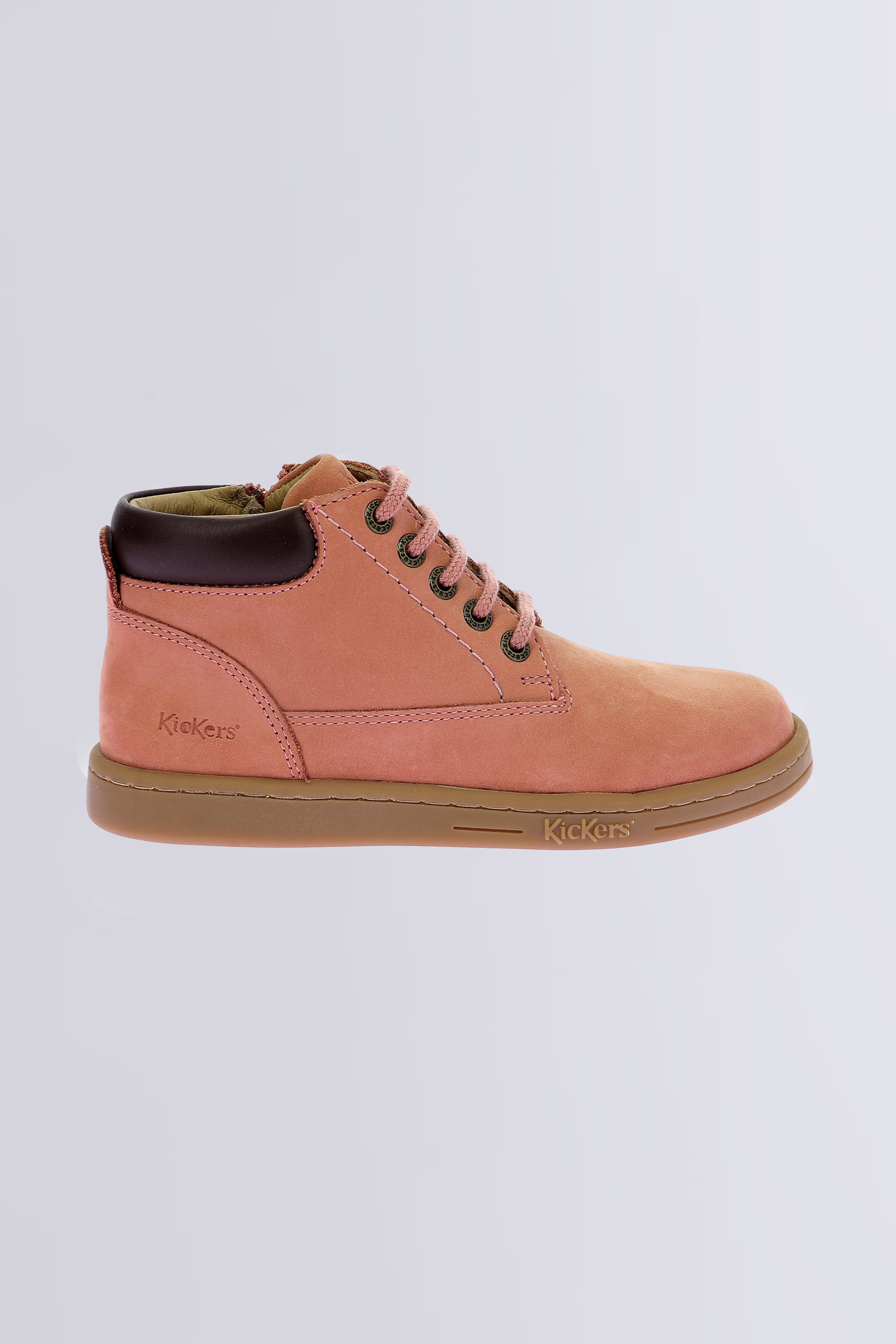 Tackland - Bottines rose clair pour fille et garçon - Kickers © Site Officiel