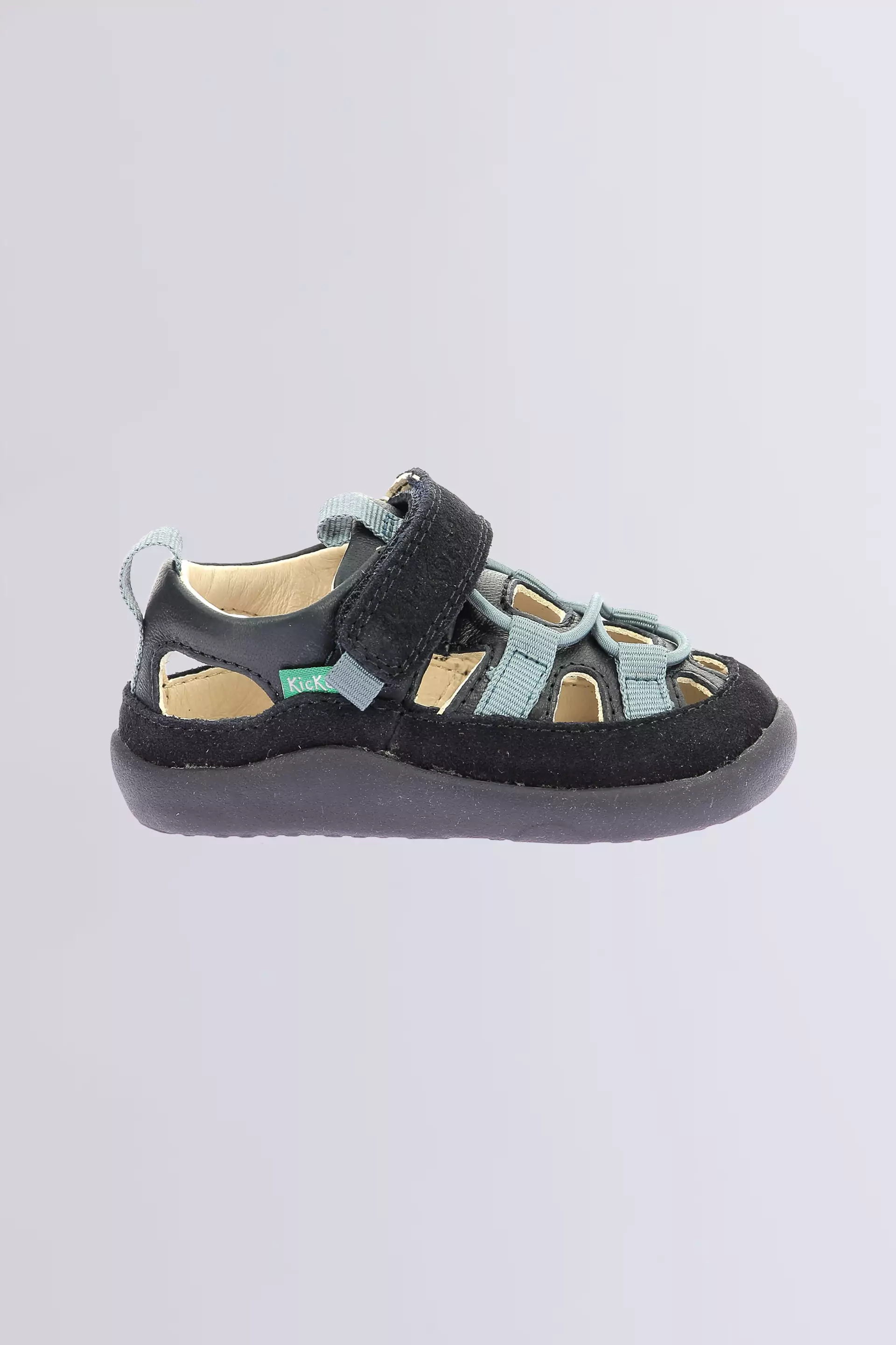 Kick Frony | Sandali blu navy bebè | Kickers © Sito Ufficiale