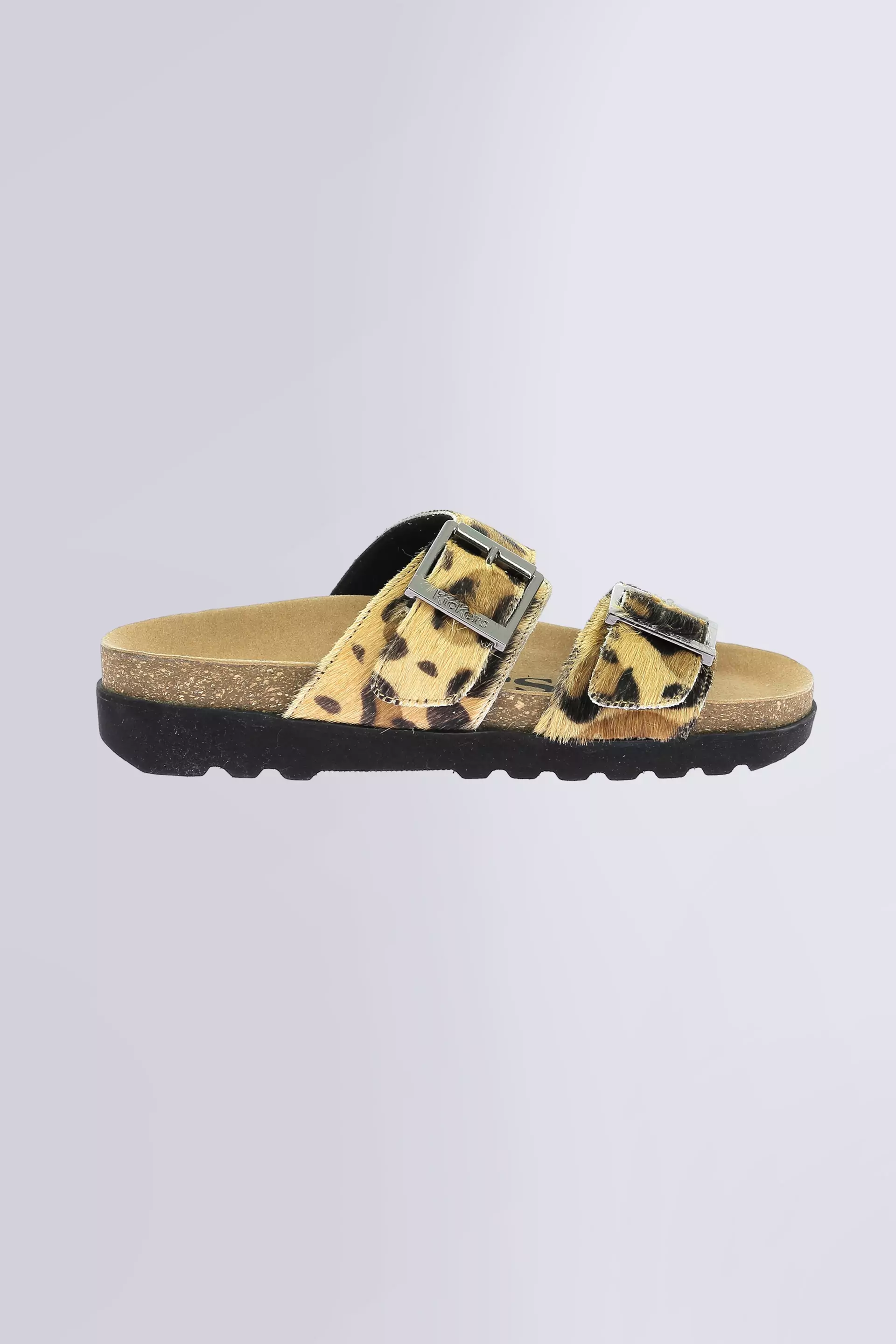 Kick Lisa - Mules con estampado de leopardo para mujer - Kickers © Página oficial