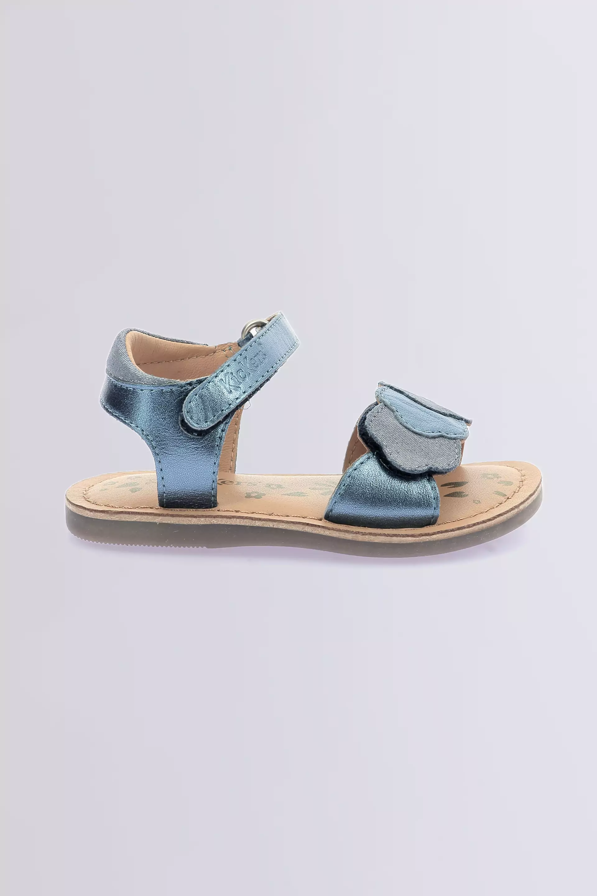 Dyastar | Iridescent Blue Baby Sandals | Kickers © Official Site