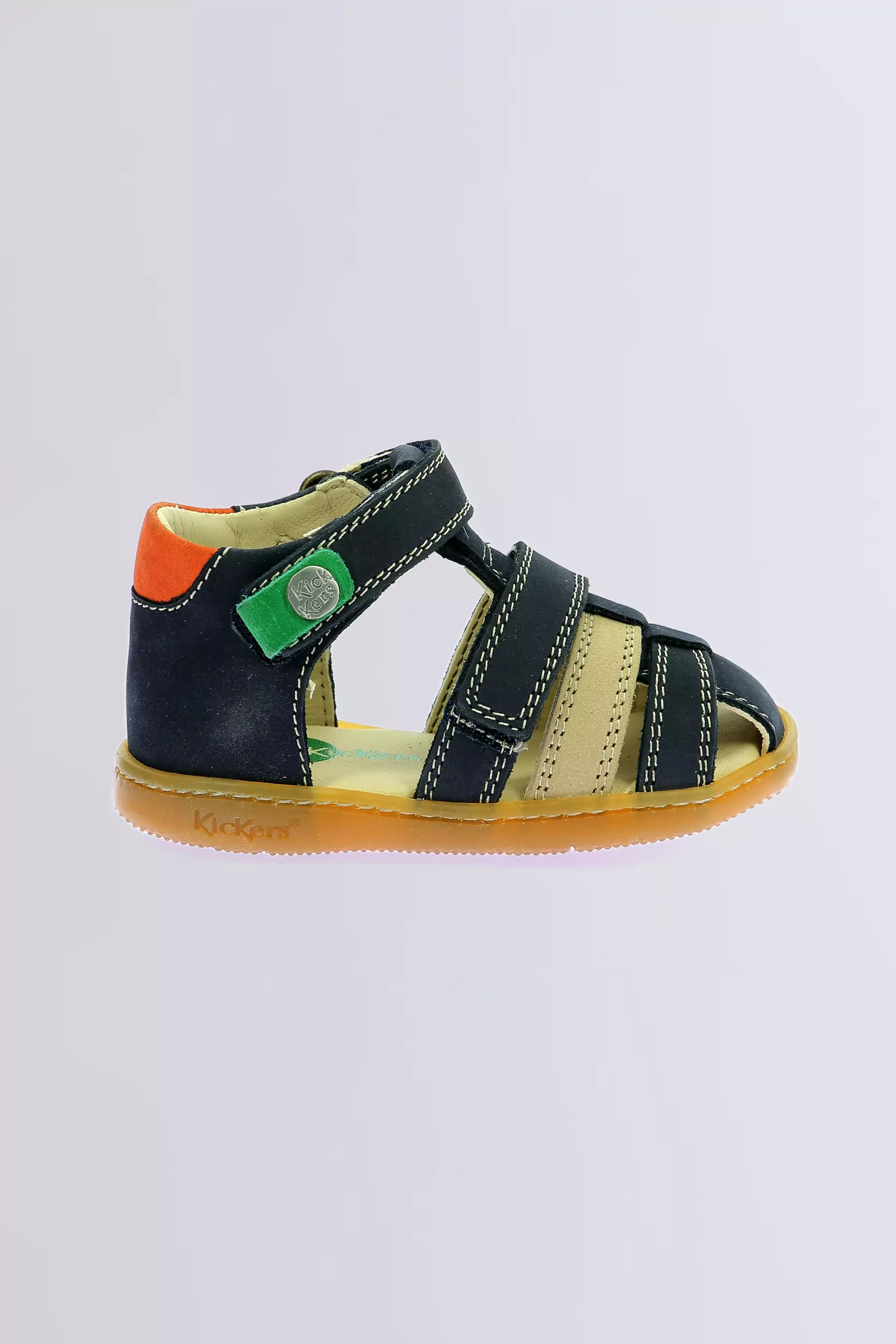 Kick Pod | Marineblaue Sandalen für Babys | Kickers © Offizielle Webseite