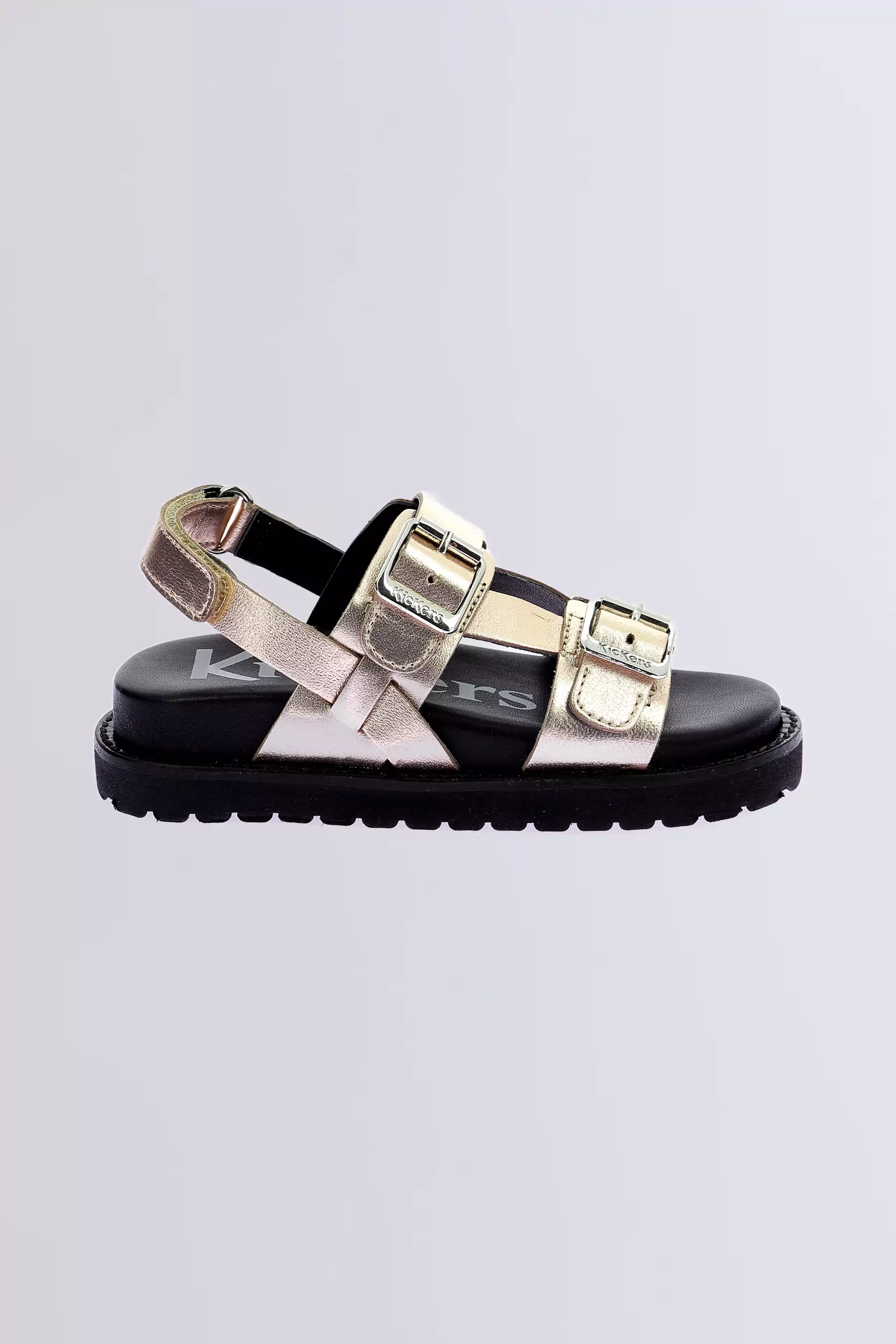 Neosummer - Sandali oro e rosa da ragazza - Kickers © Sito ufficiale