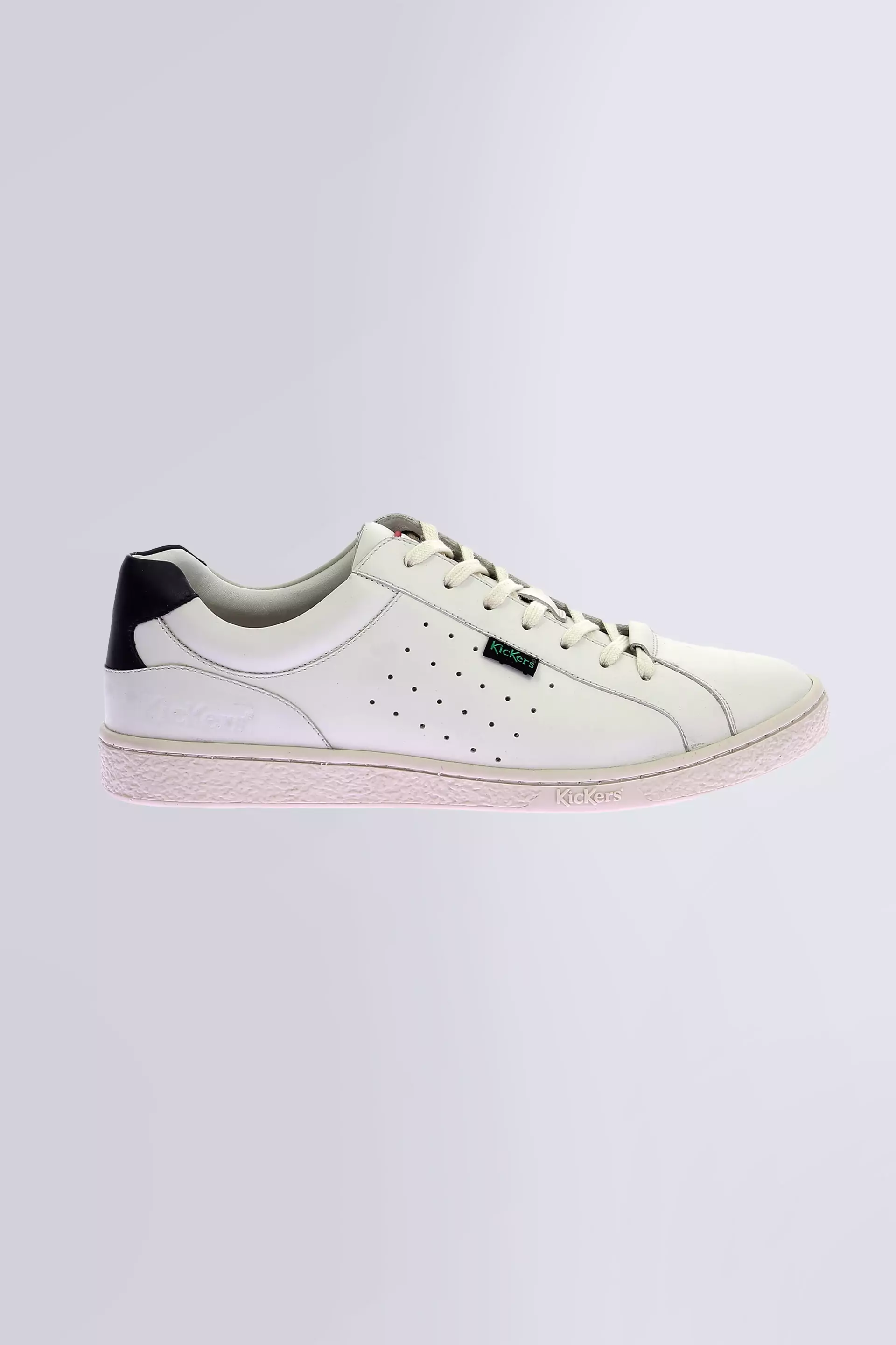 Kick Salem - Baskets blanc cassé et marine pour homme - Kickers © Site Officiel