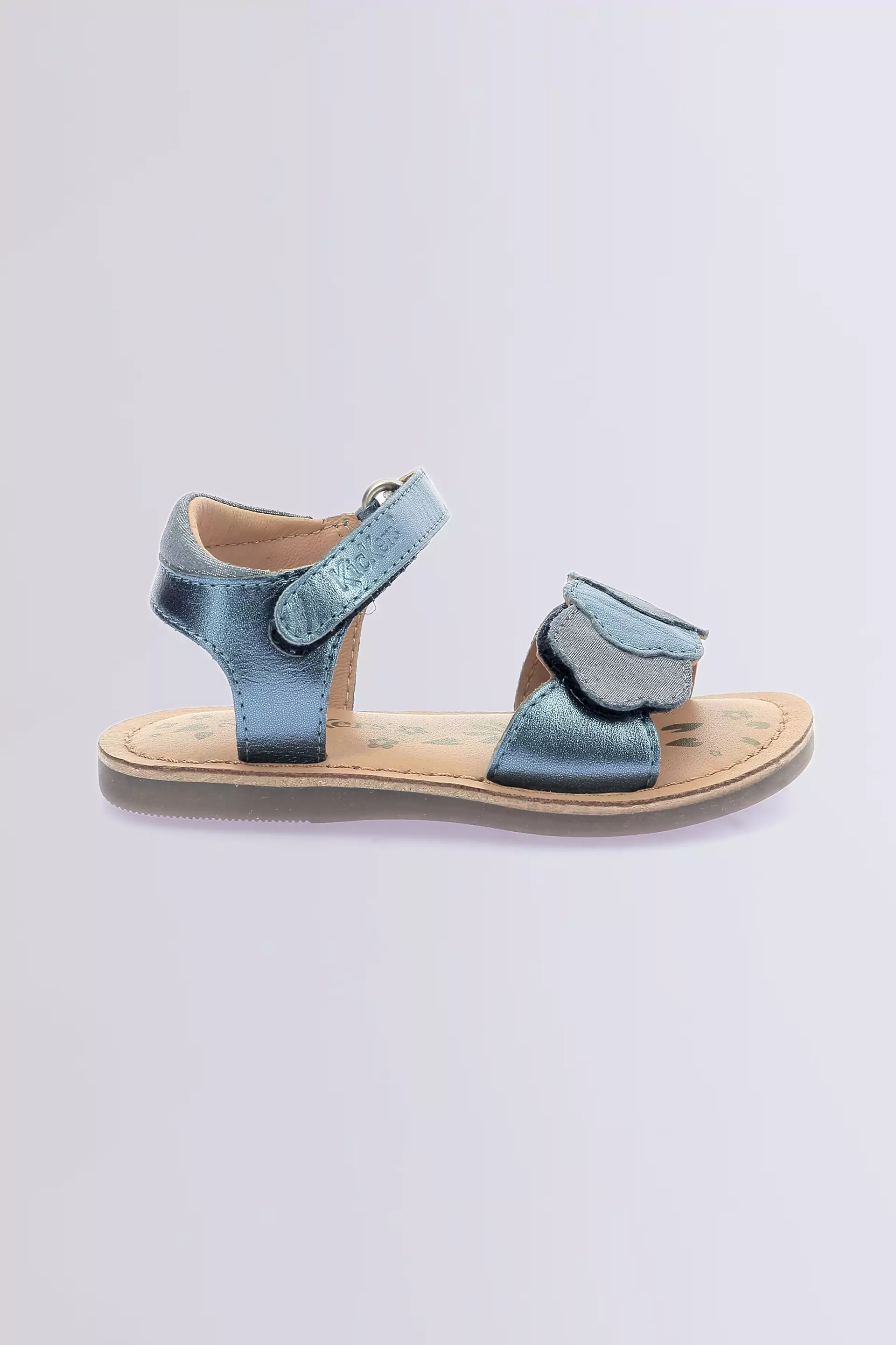 Dyastar | Iridescent Blue Sandals for Girls | Kickers © Official Site