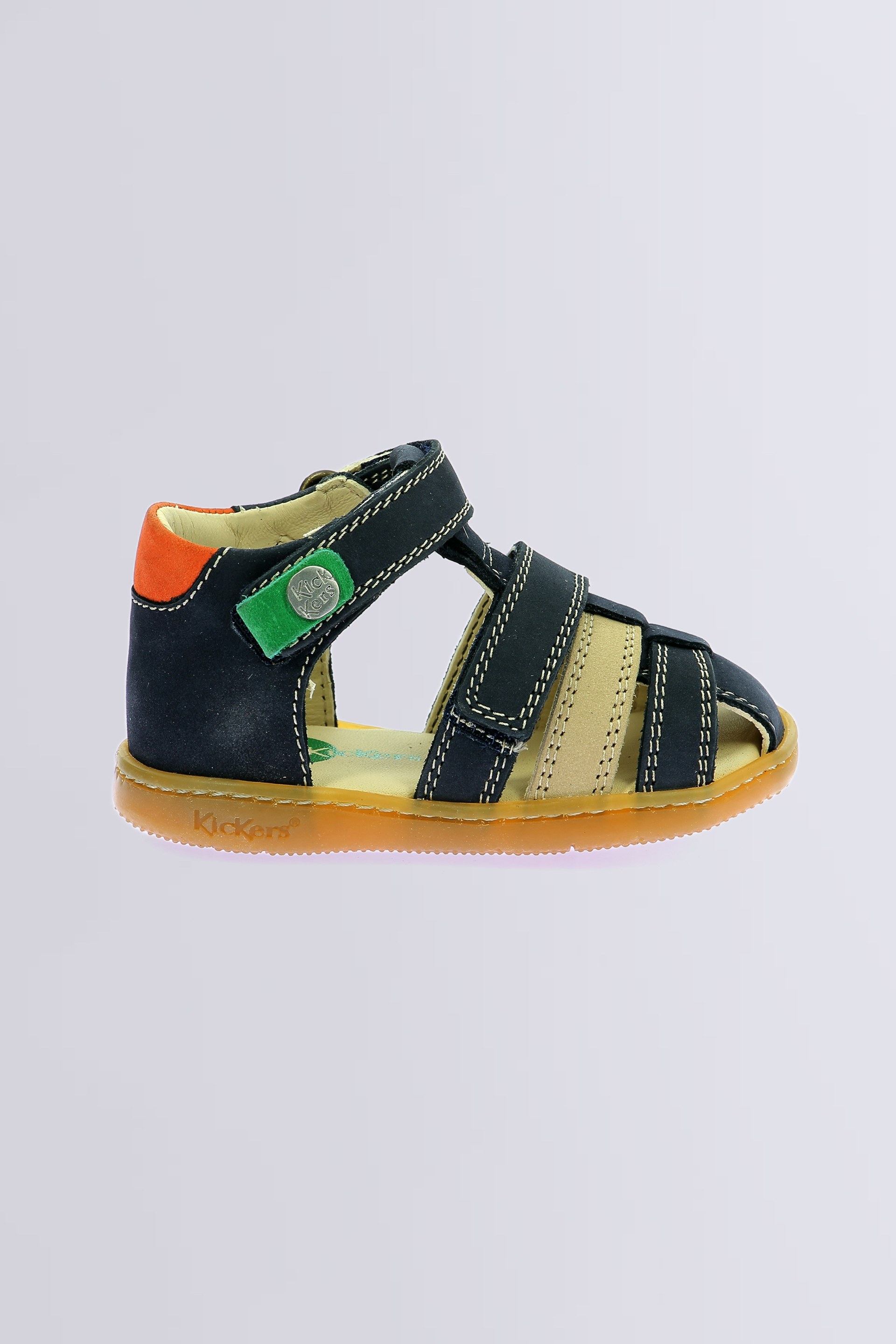 Kick Pod | Marineblaue Sandalen für Babys | Kickers © Offizielle Webseite