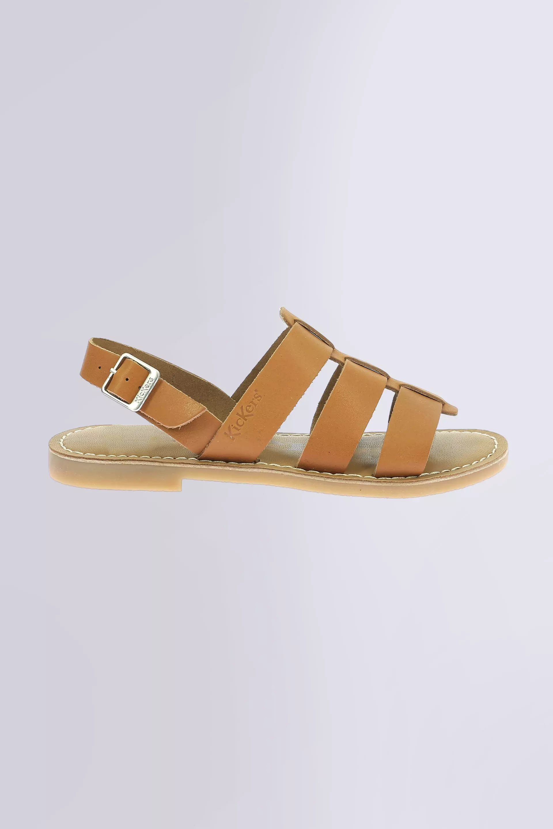 Kick Landor - Sandales camel pour femme - Kickers © Site Officiel