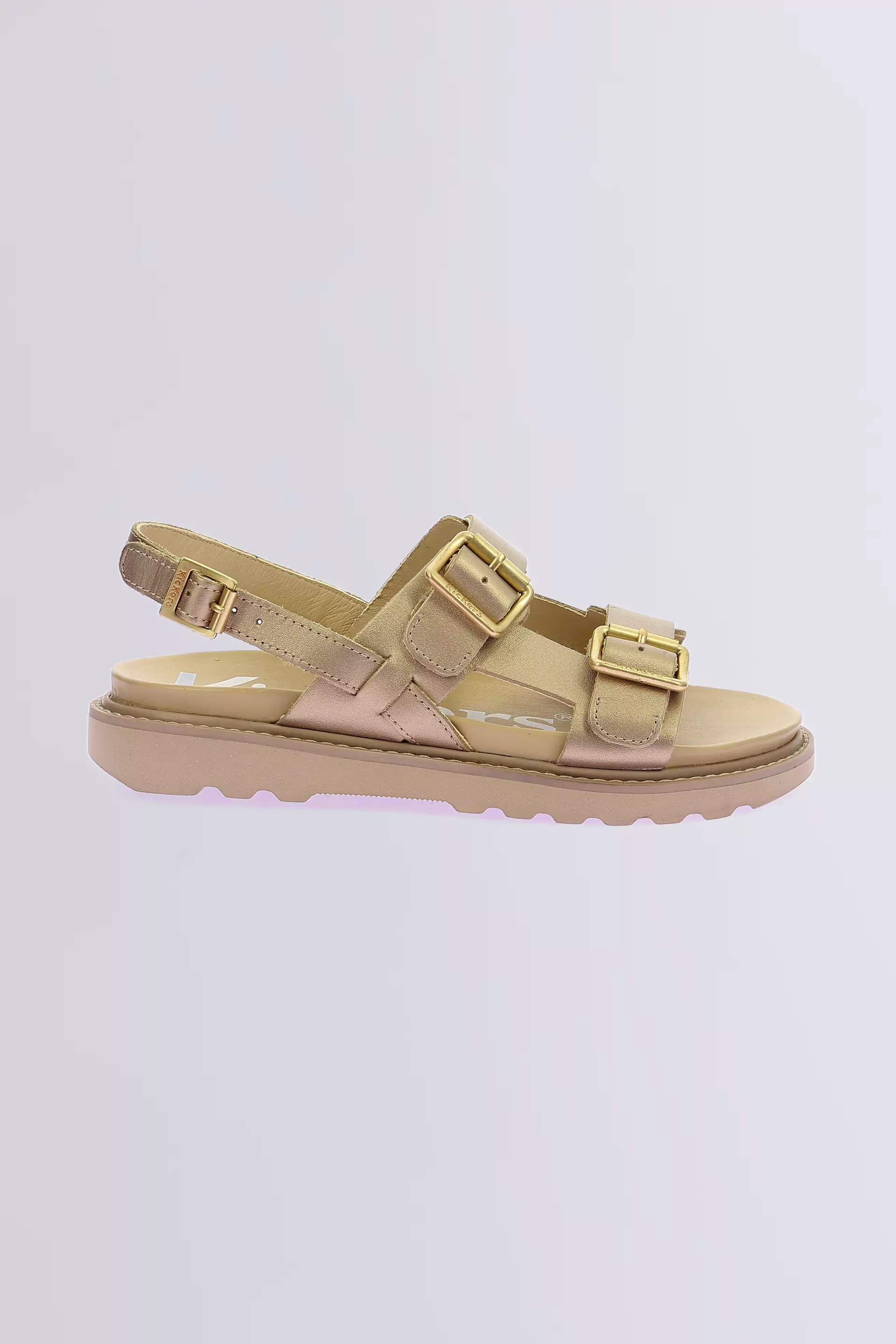 Neosummer - Sandales dorées pour femme - Kickers © Site Officiel