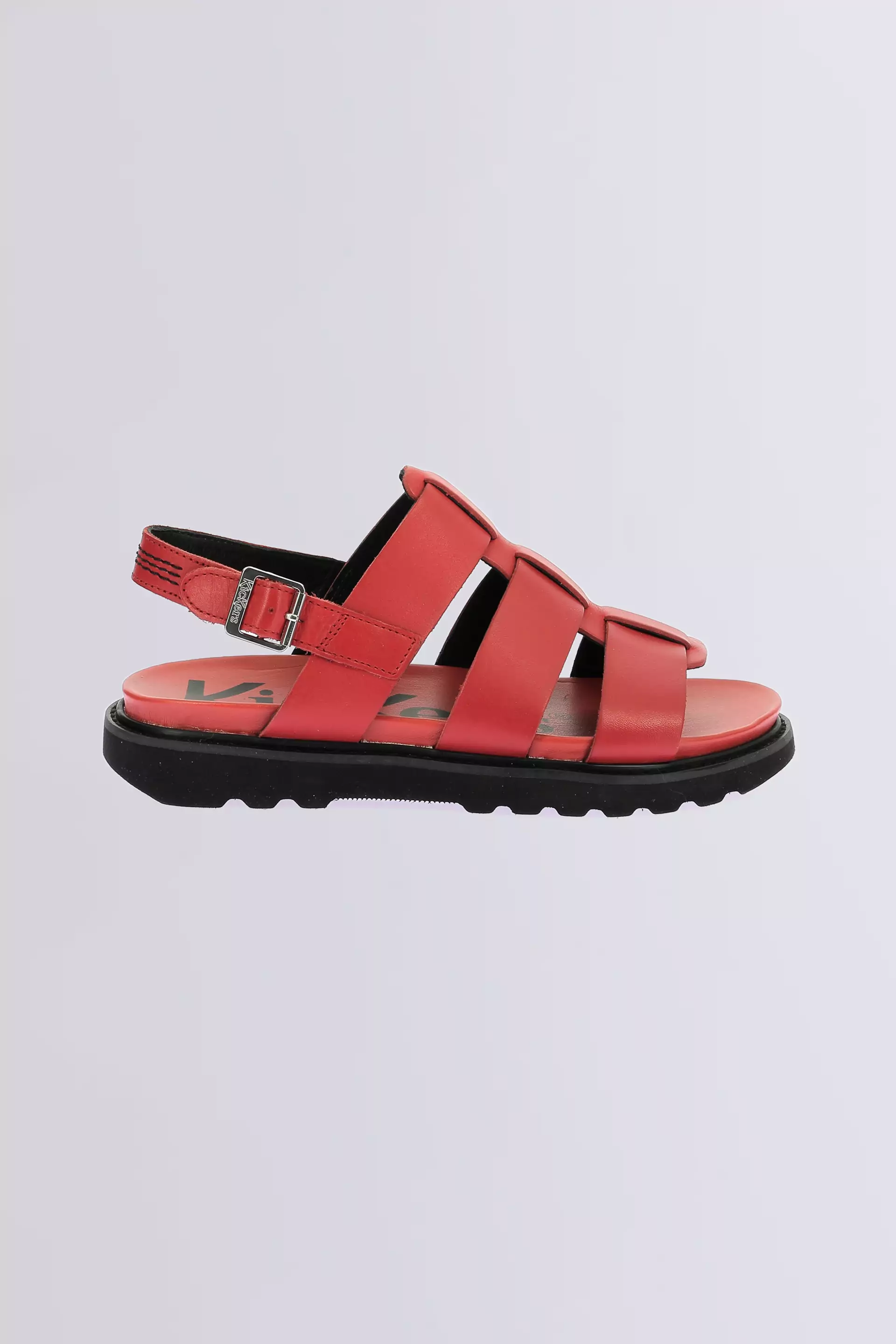 Neosinead - Sandales rouges pour femme - Kickers © Site Officiel