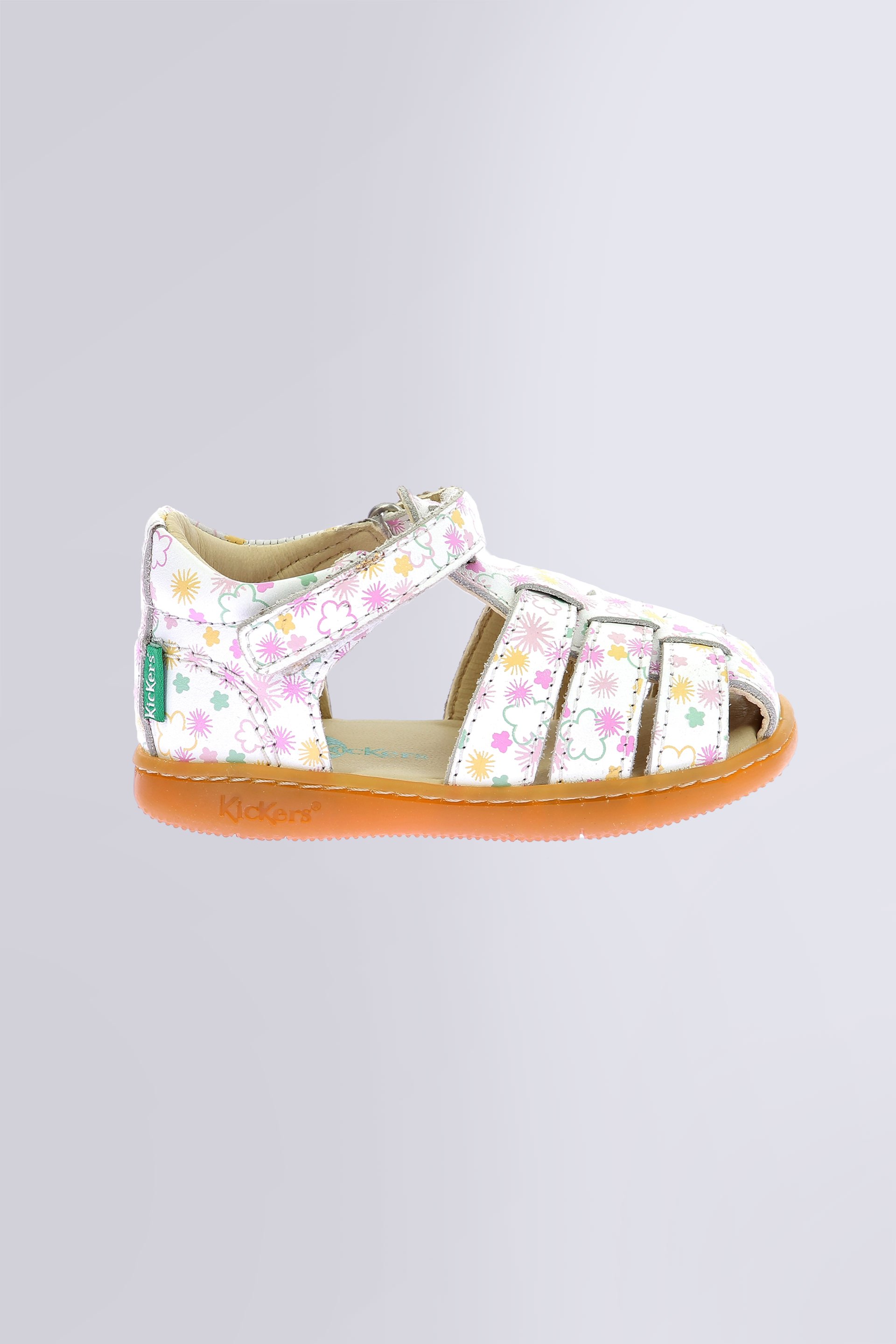 Kick Flo | Sandales blanches pour fille | Kickers © Site Officiel