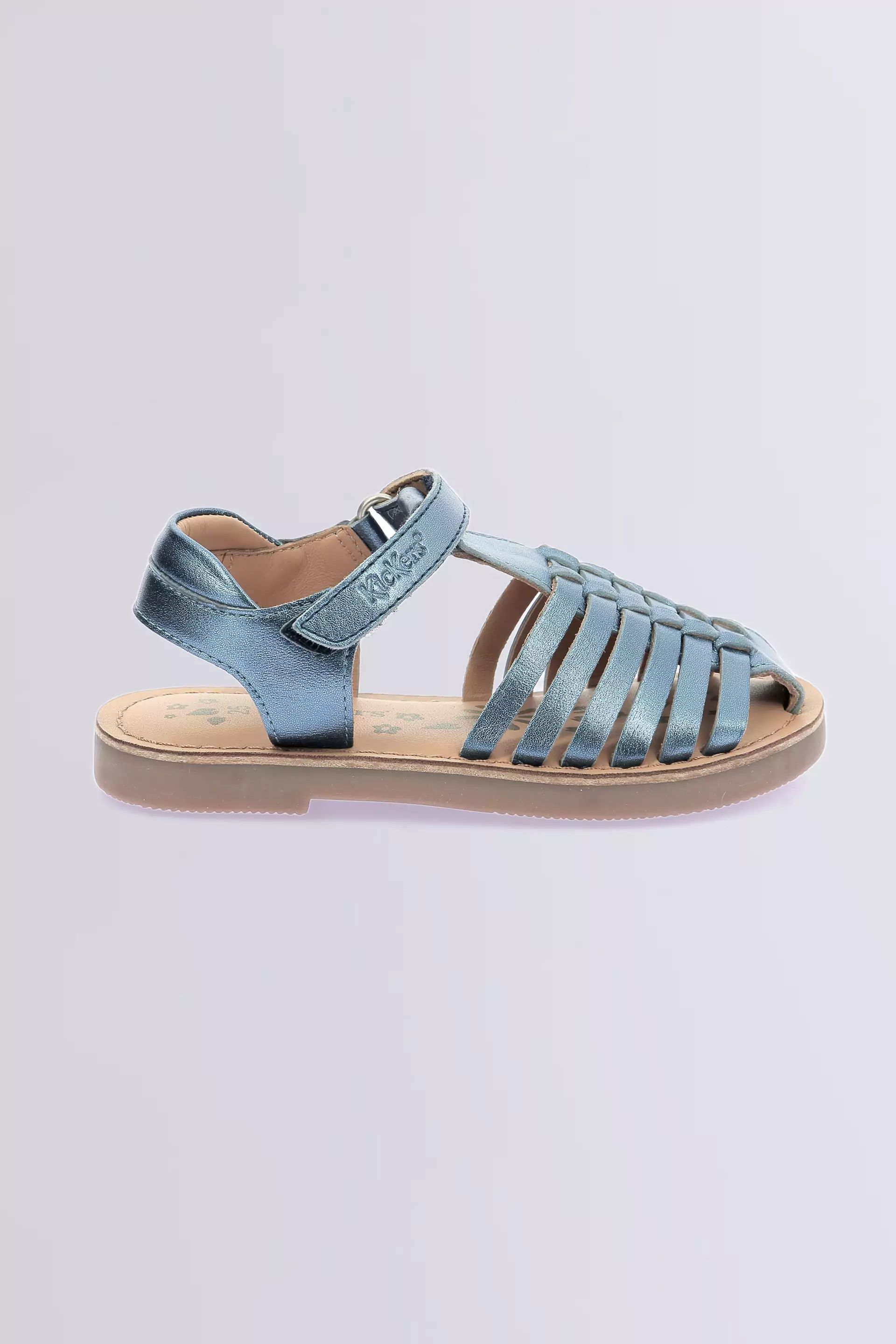 Kick Preklo - Sandali navy iridescente da ragazza - Kickers © Sito ufficiale