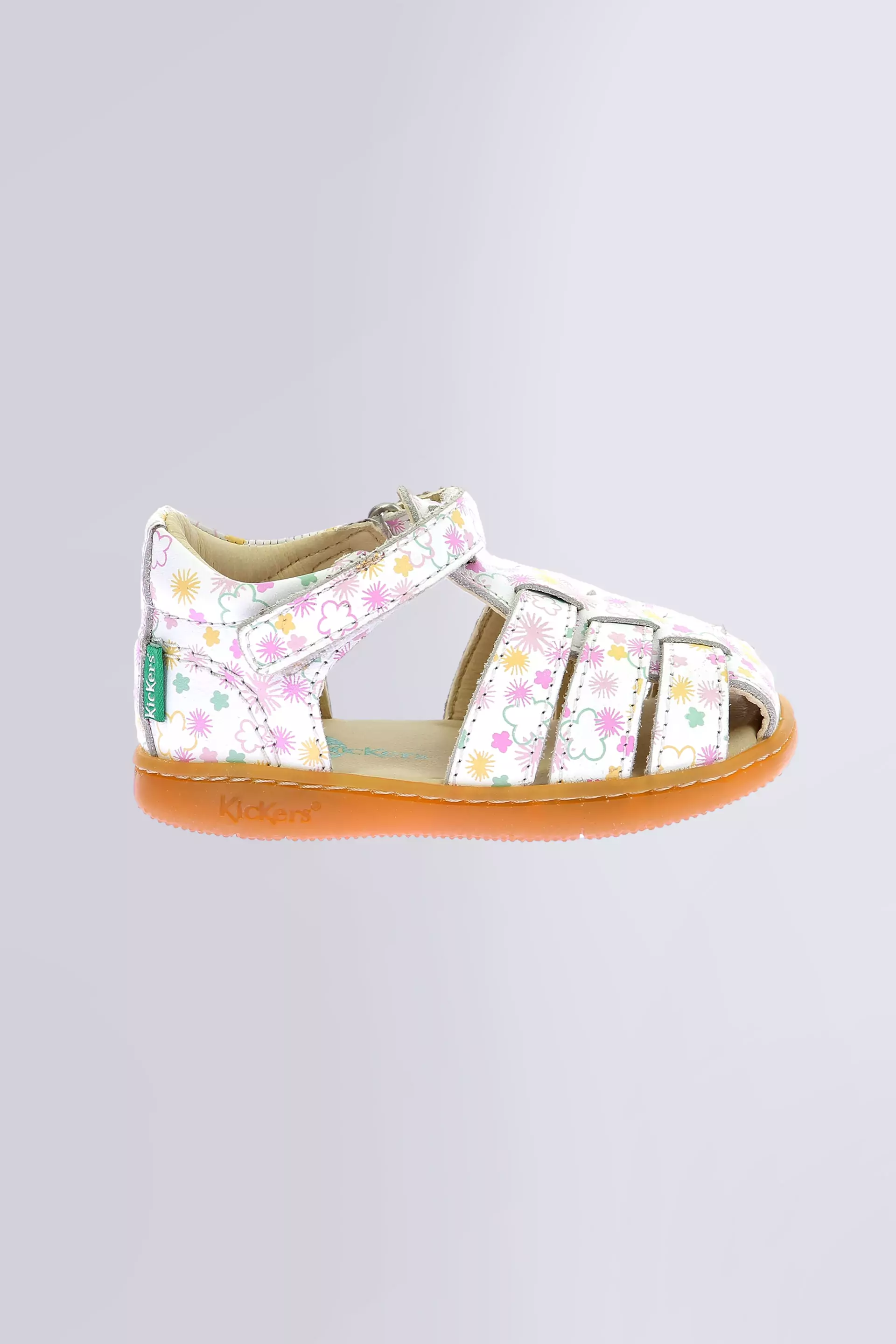 Kick Flo | Sandales blanches pour fille | Kickers © Site Officiel