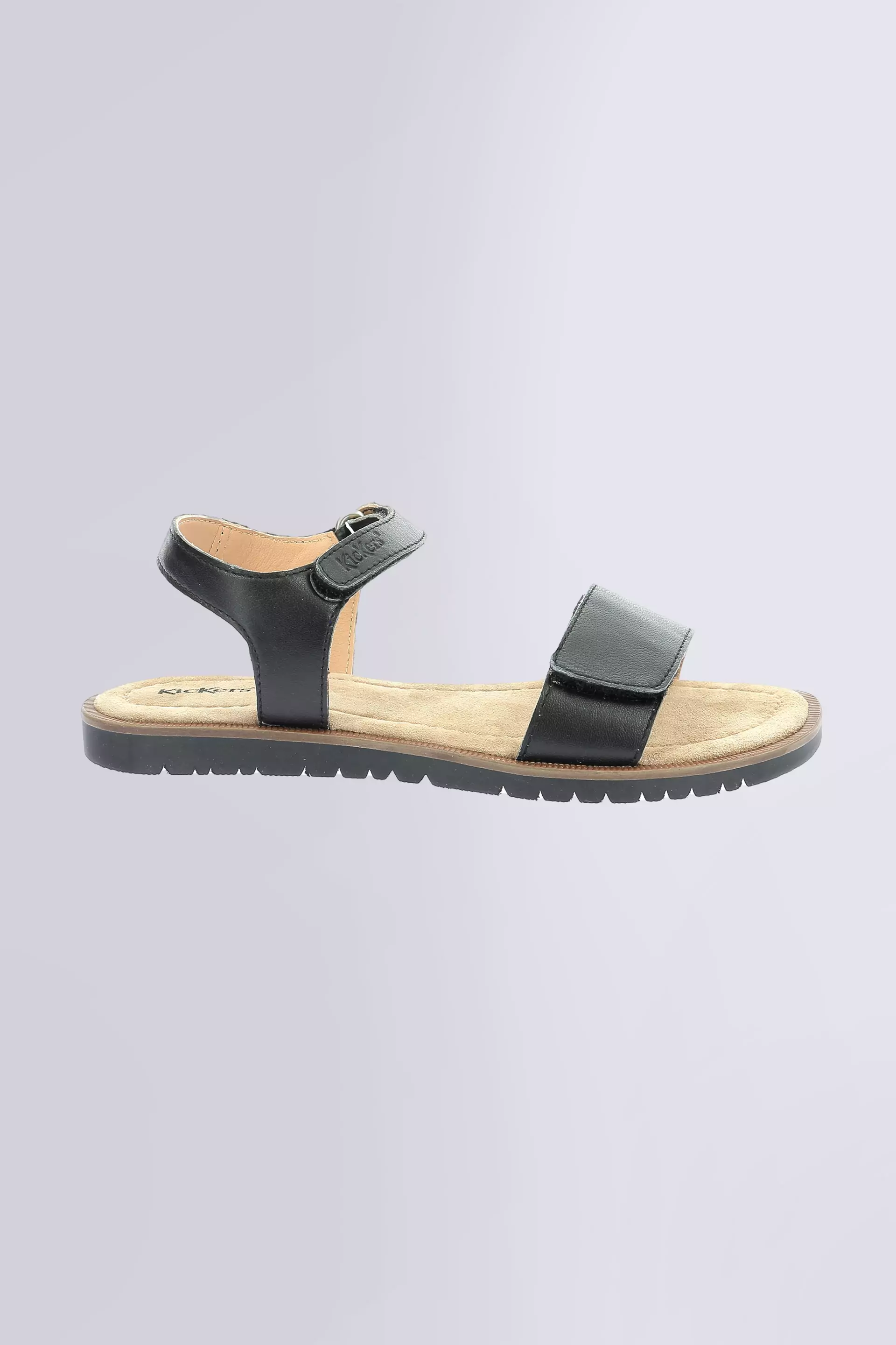 Kick Braida black sandals for girl - Kickers © Official website