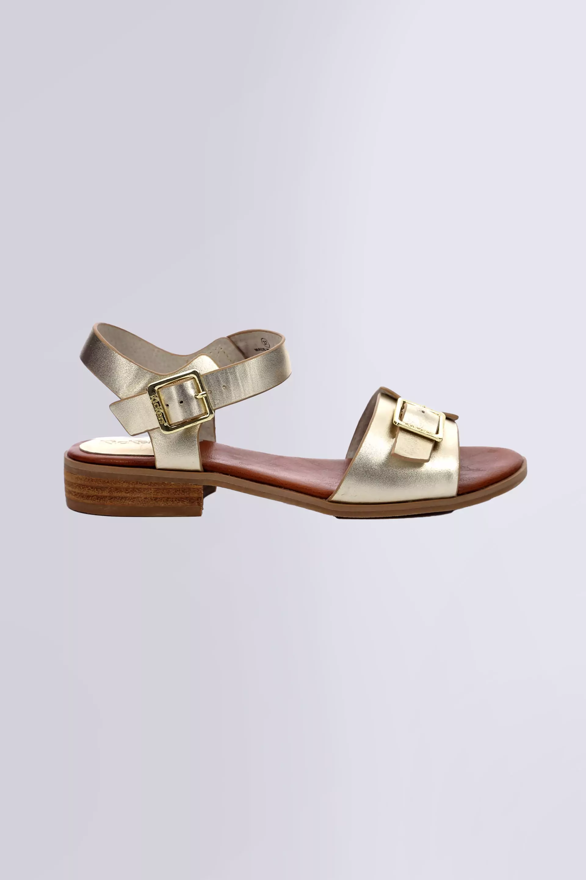 Bucidi - Sandales dorées pour femme - Kickers © Site Officiel