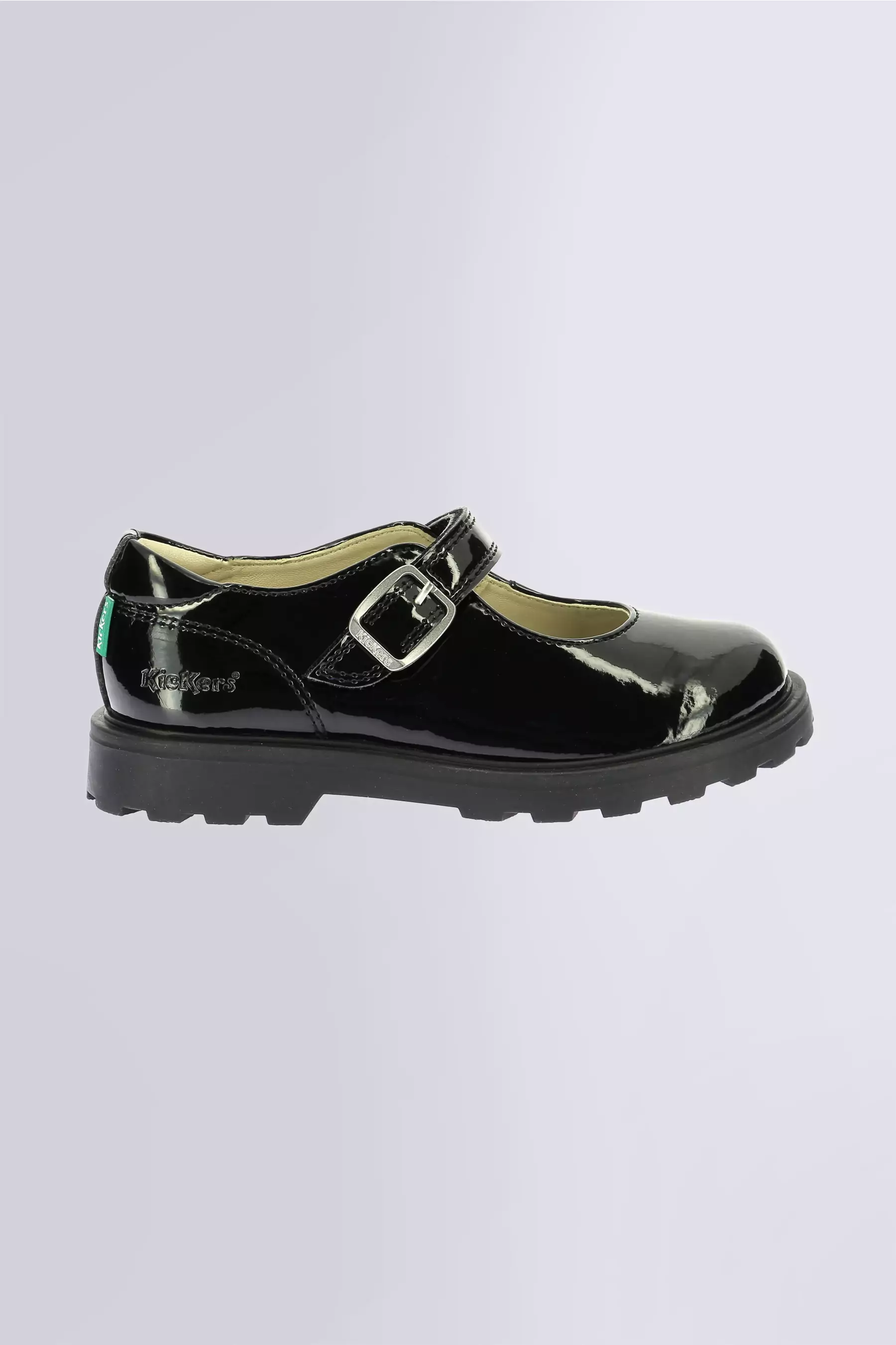 Kick Blusy - Ballerinas in schwarz lackiert für Mädchen - Kickers © Offizielle Website