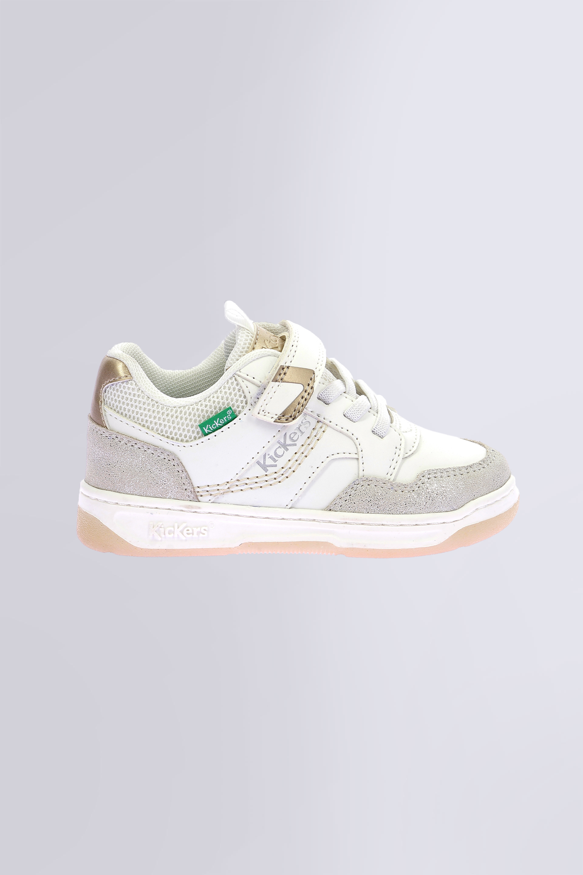 Kickarting | White Trainers for Girls | Kickers © Official Site