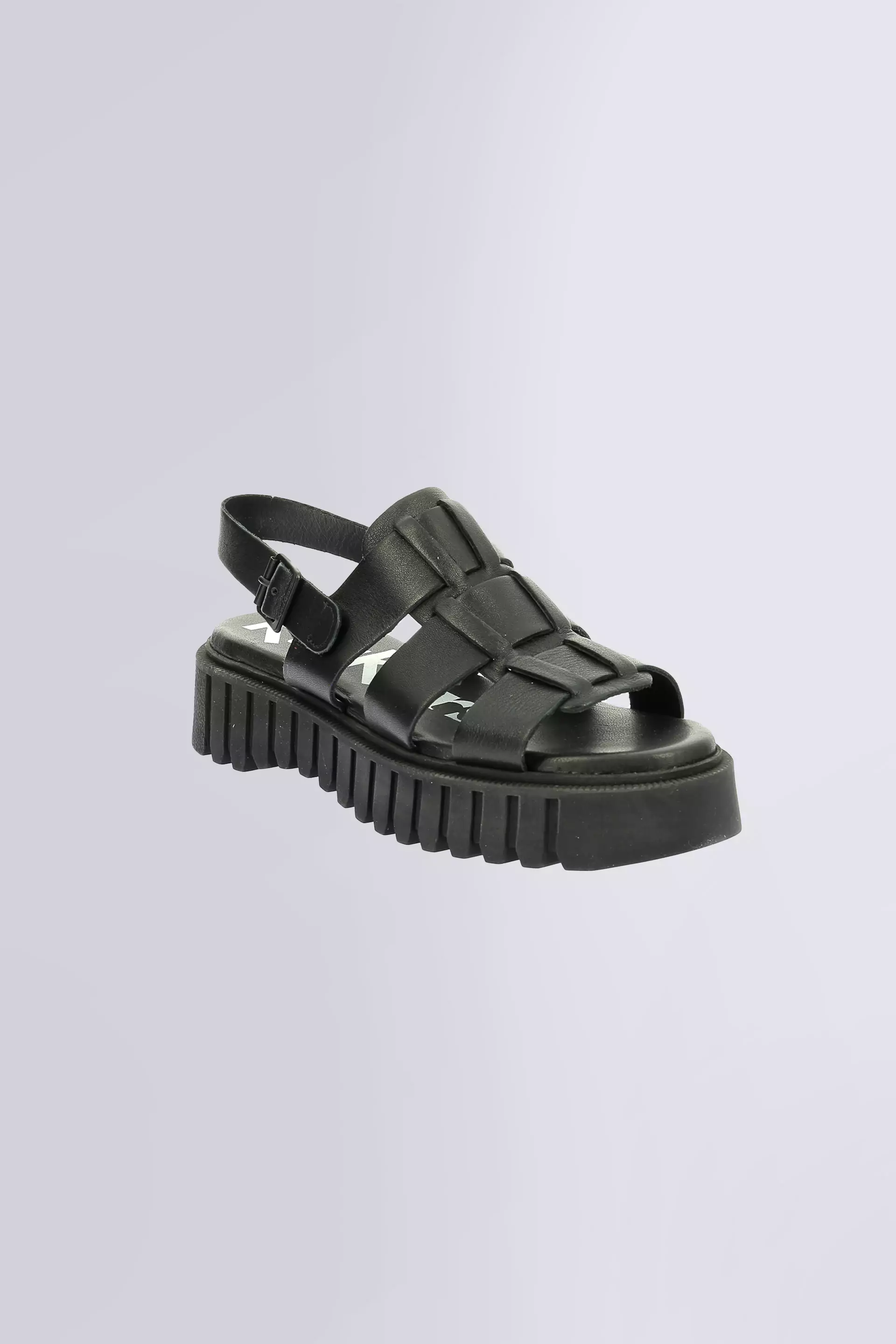 Kick Faliya black sandals for woman - Kickers © Official website