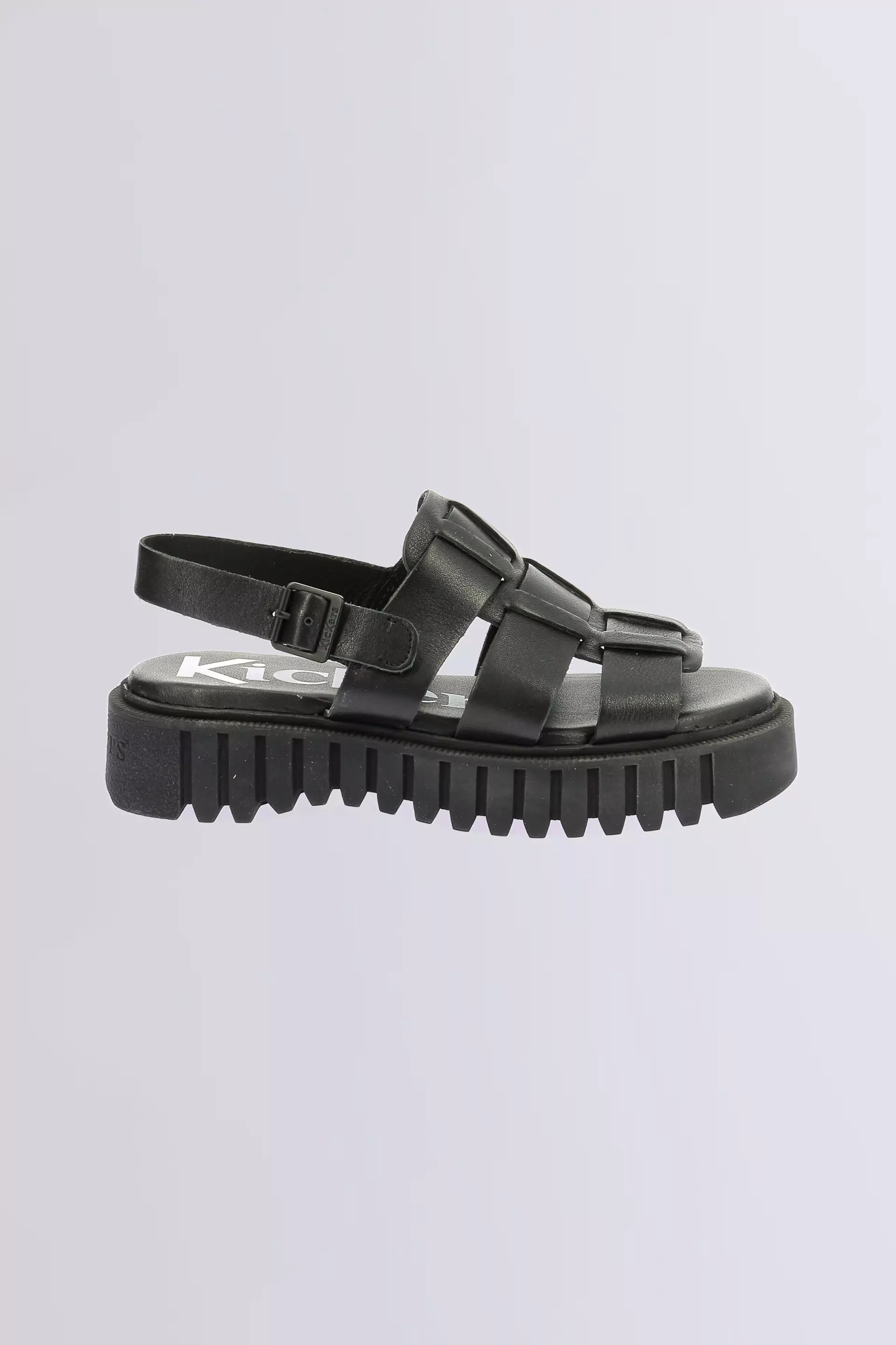 Kick Faliya black sandals for woman - Kickers © Official website