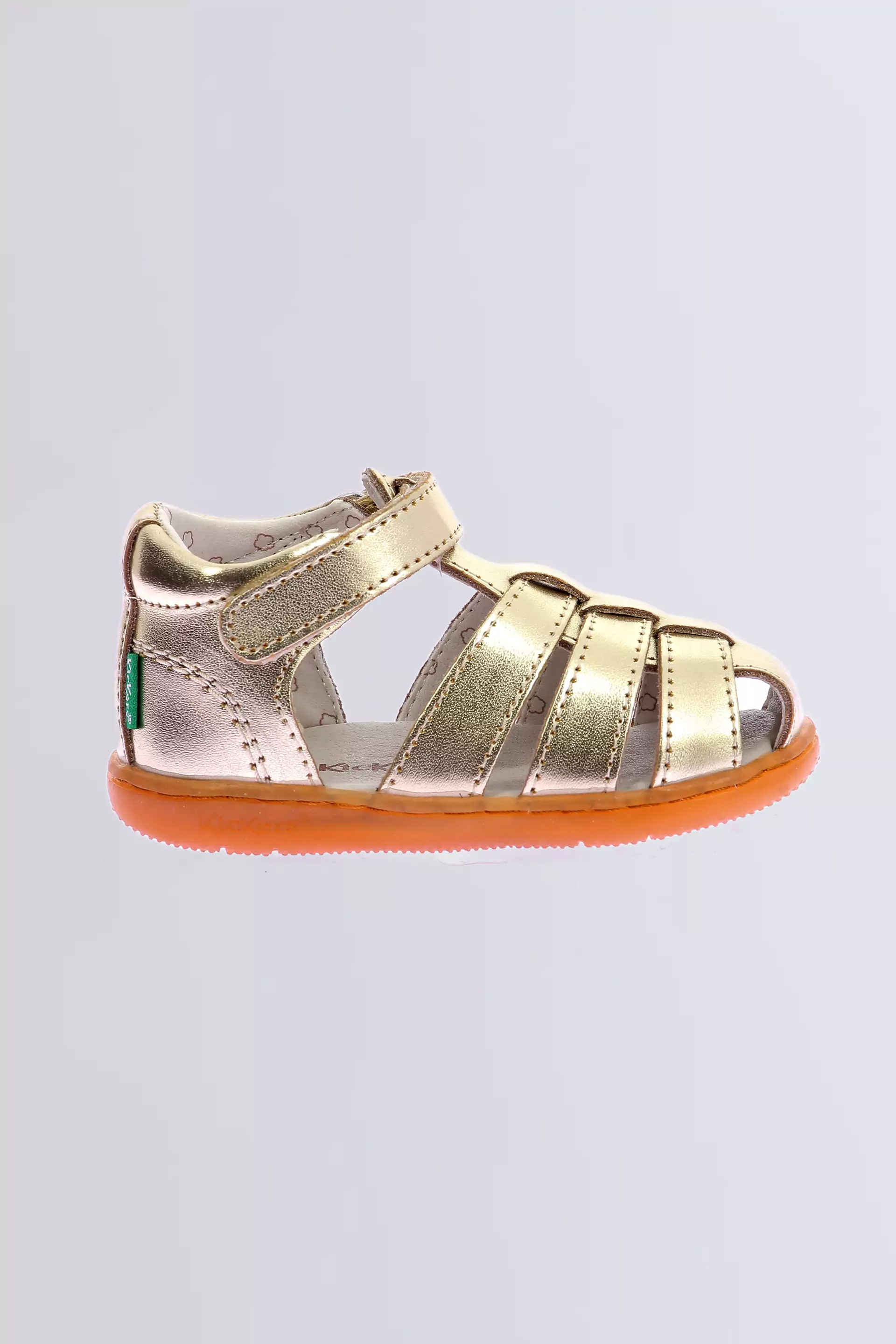 Kick Flo - Sandalias dorado para niña - Kickers © Página oficial