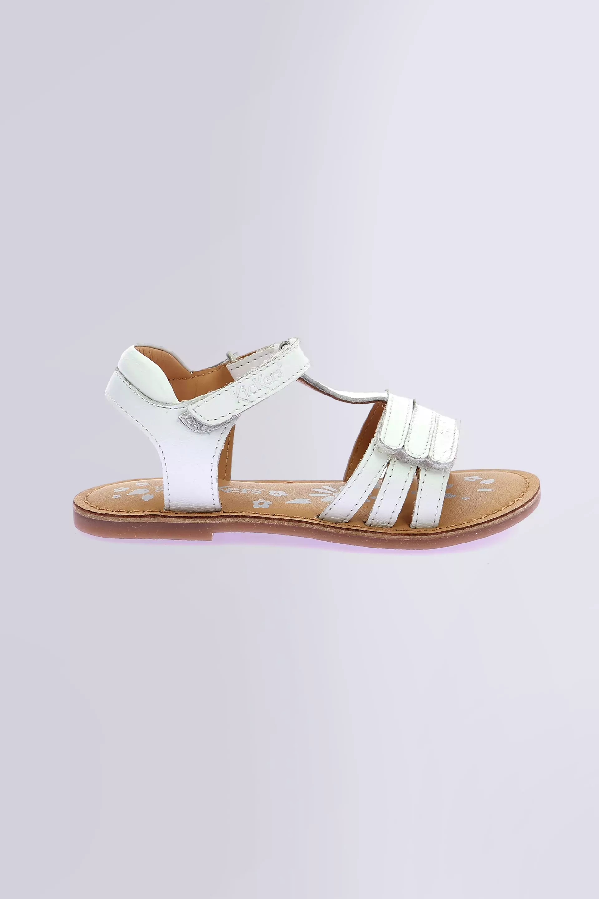 Diamanto - Sandales blanches pour fille - Kickers © Site Officiel