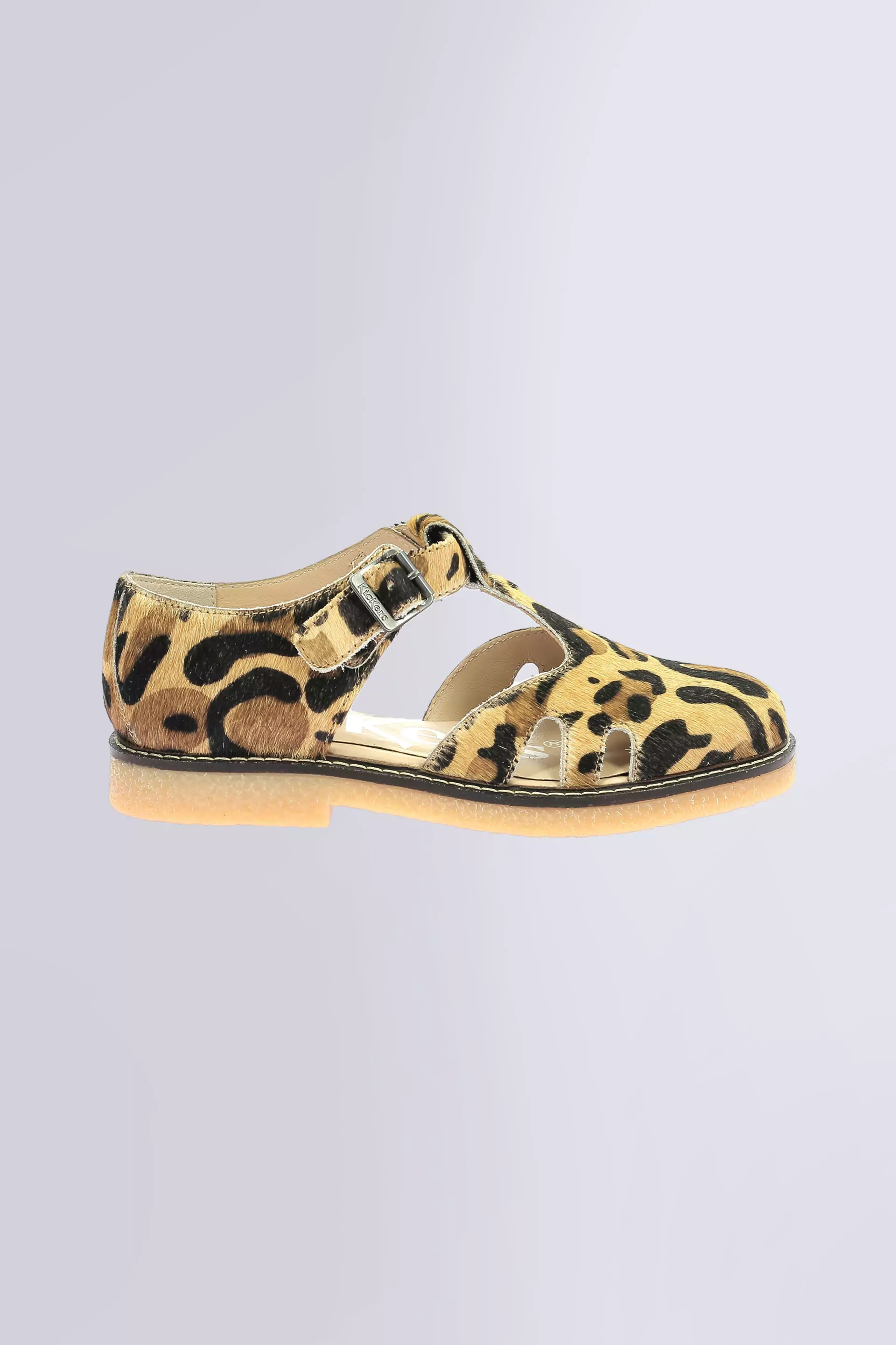 Kick Leryne - Leopard sandals for woman - Kickers © Official website