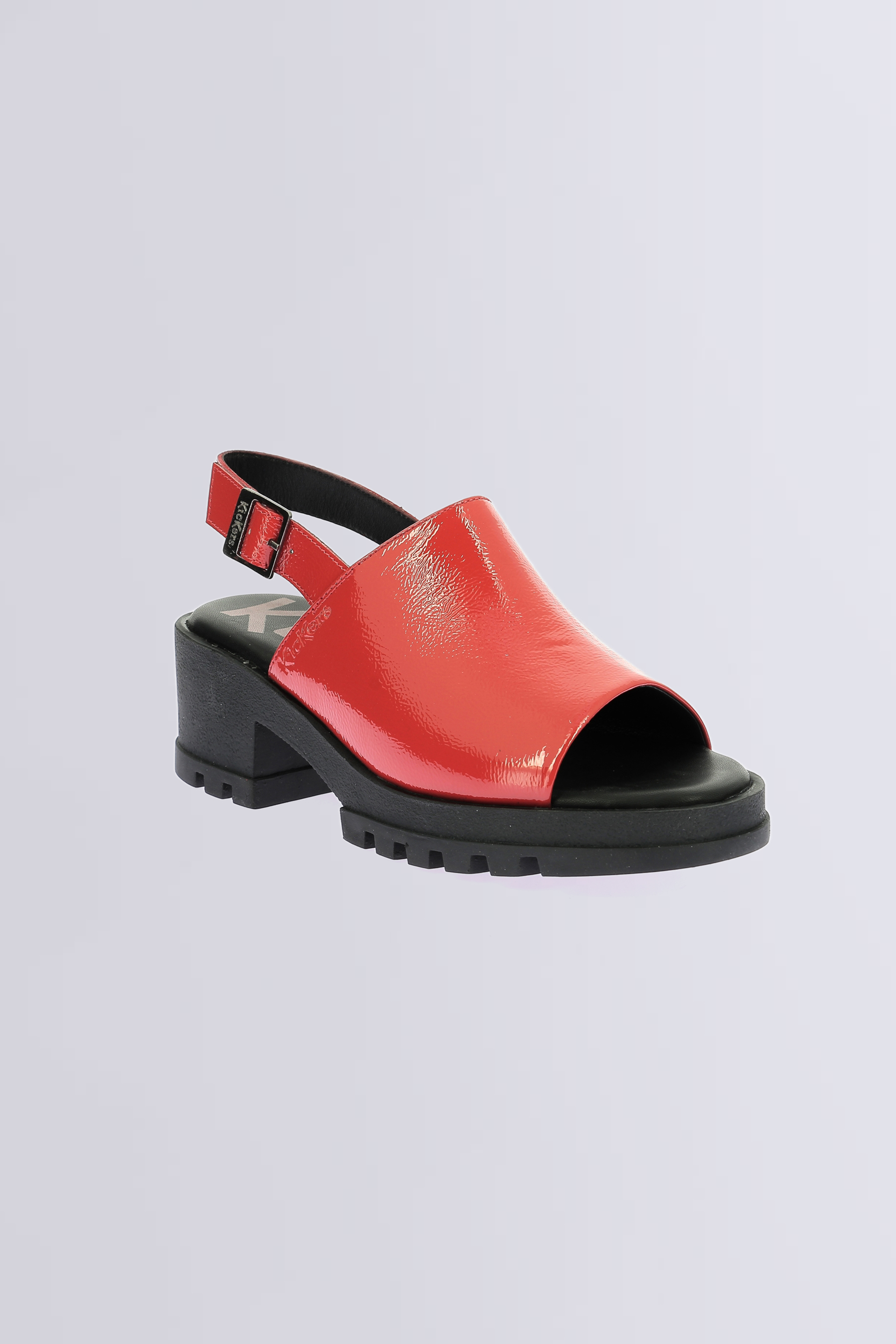 Kick Hel - Sandalen in rot lackiert für Frauen - Kickers © Offizielle Website
