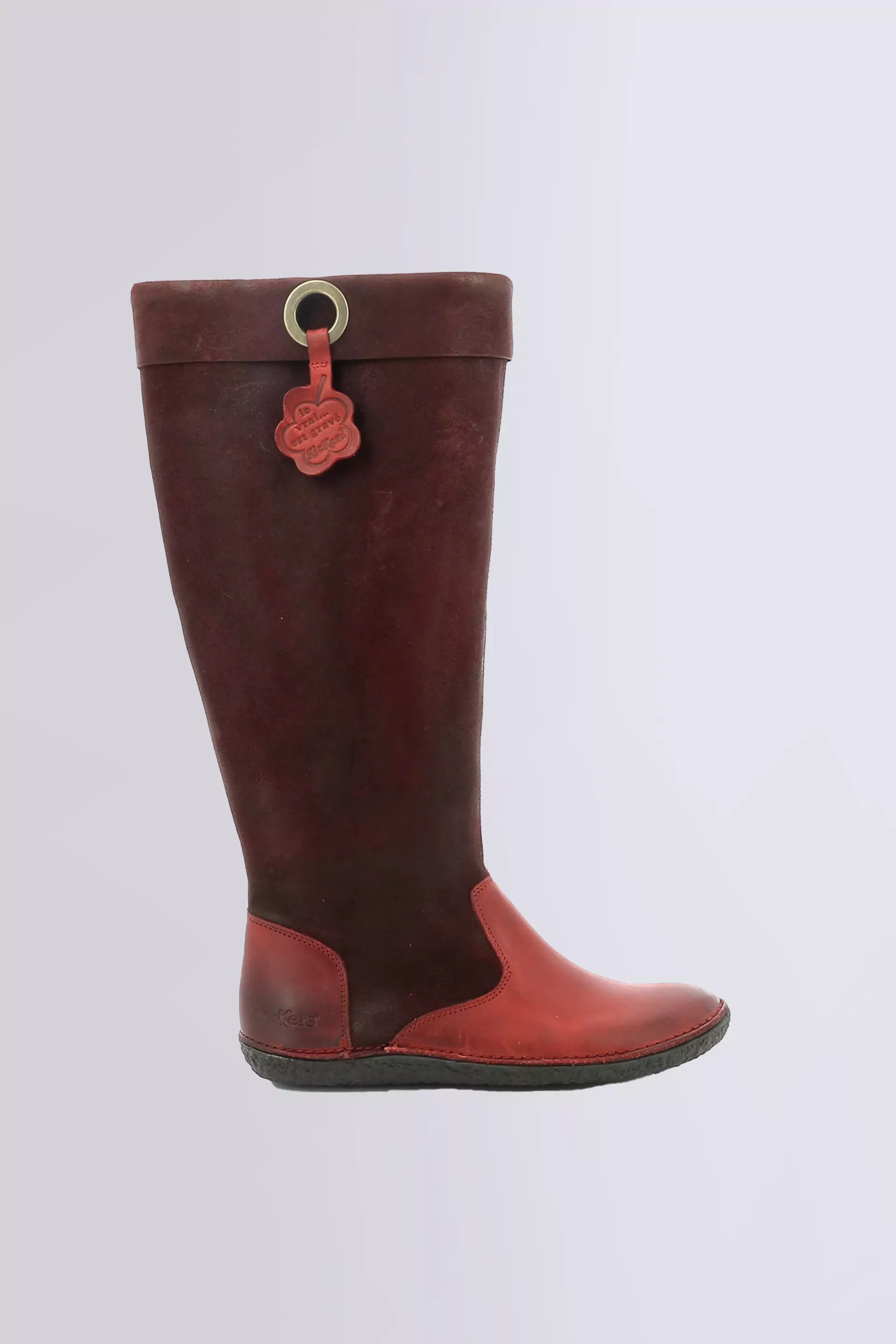 Hohigh - Stiefel in marineblau, beige und orange für Damen - Kickers © Offizielle Website