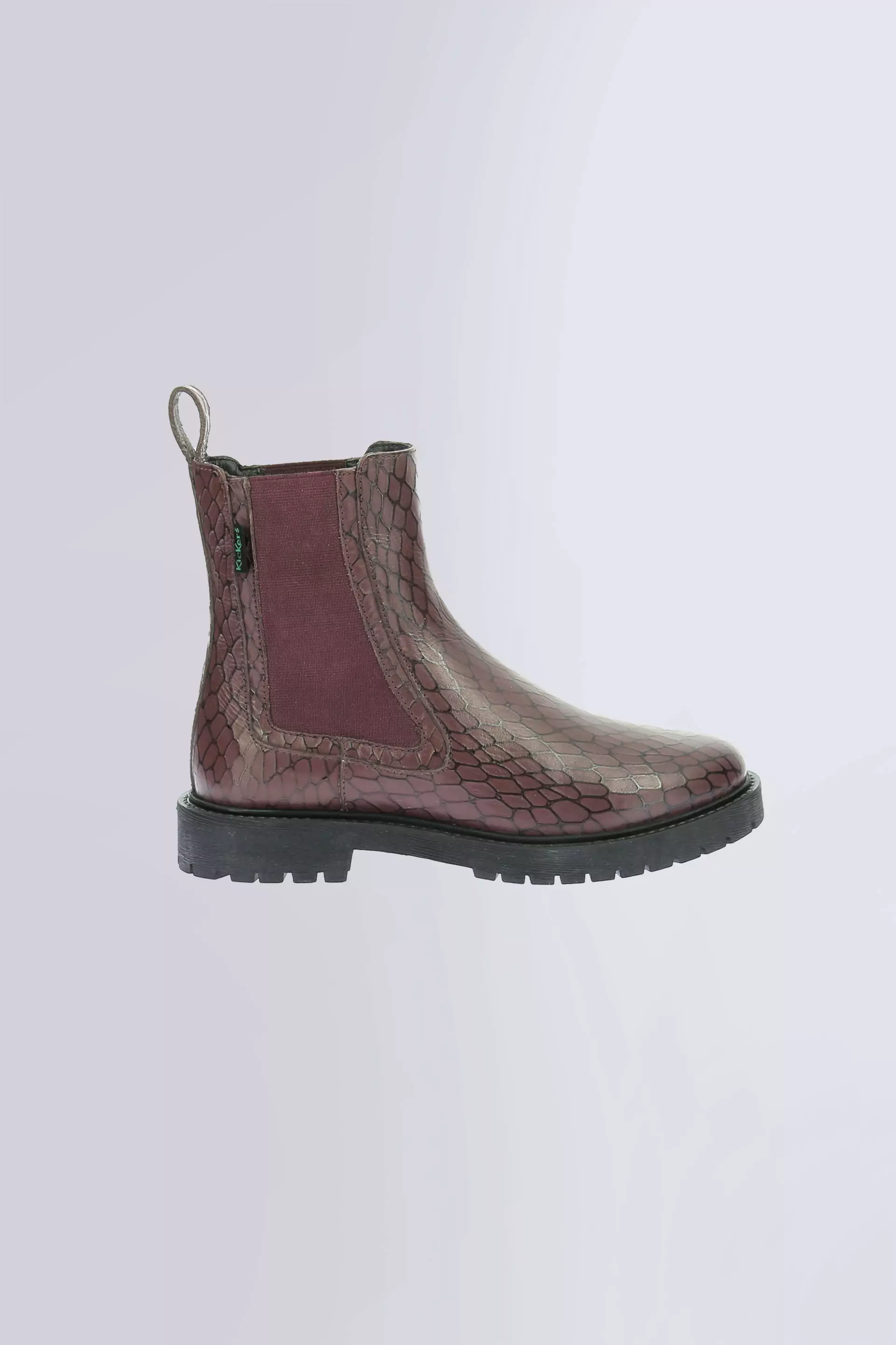 Kick Deena : burgundy ankle boots for woman - Kickers © Official website
