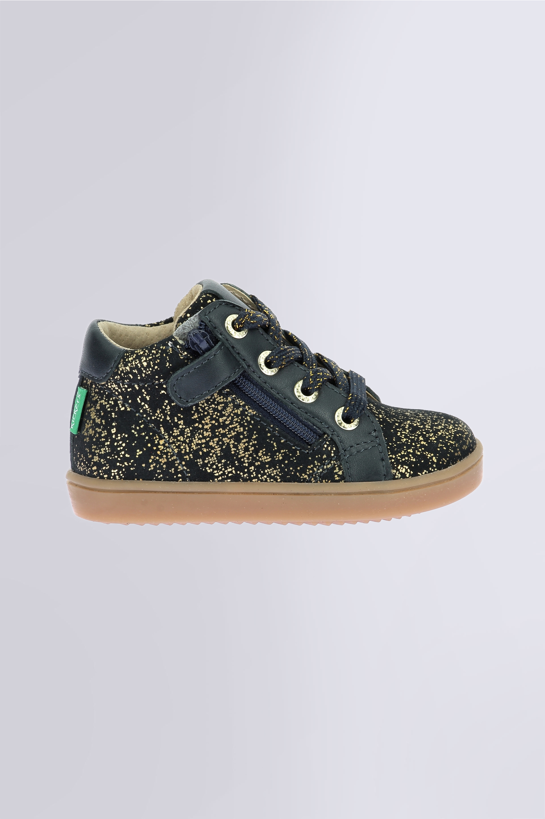 Kick Welly : navy sneakers for girl - Kickers © Official website