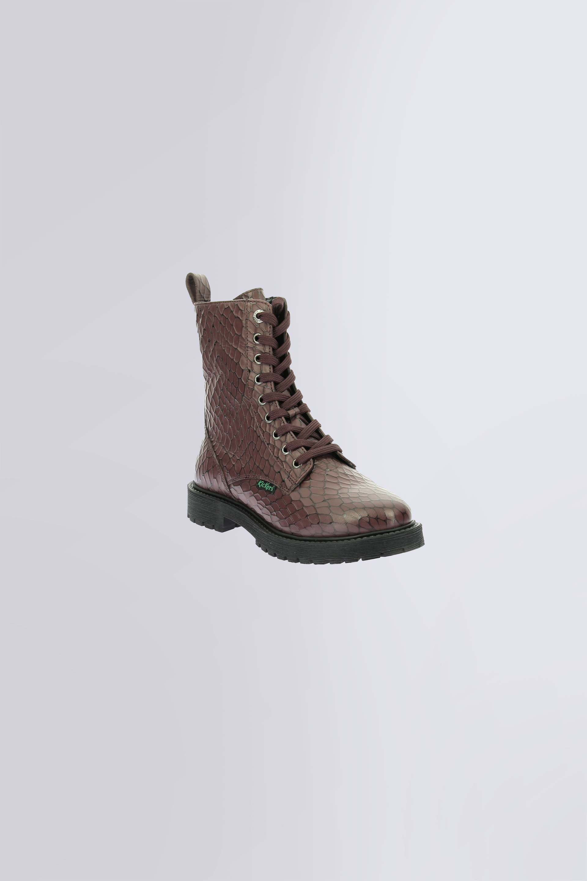 Kick Debi | Bordeaux Croco Damen-Stiefeletten | Kickers © Offizielle Webseite Kick Debi | Bordeaux Croco Damen-Stiefeletten | Kickers © Offizielle Webseite