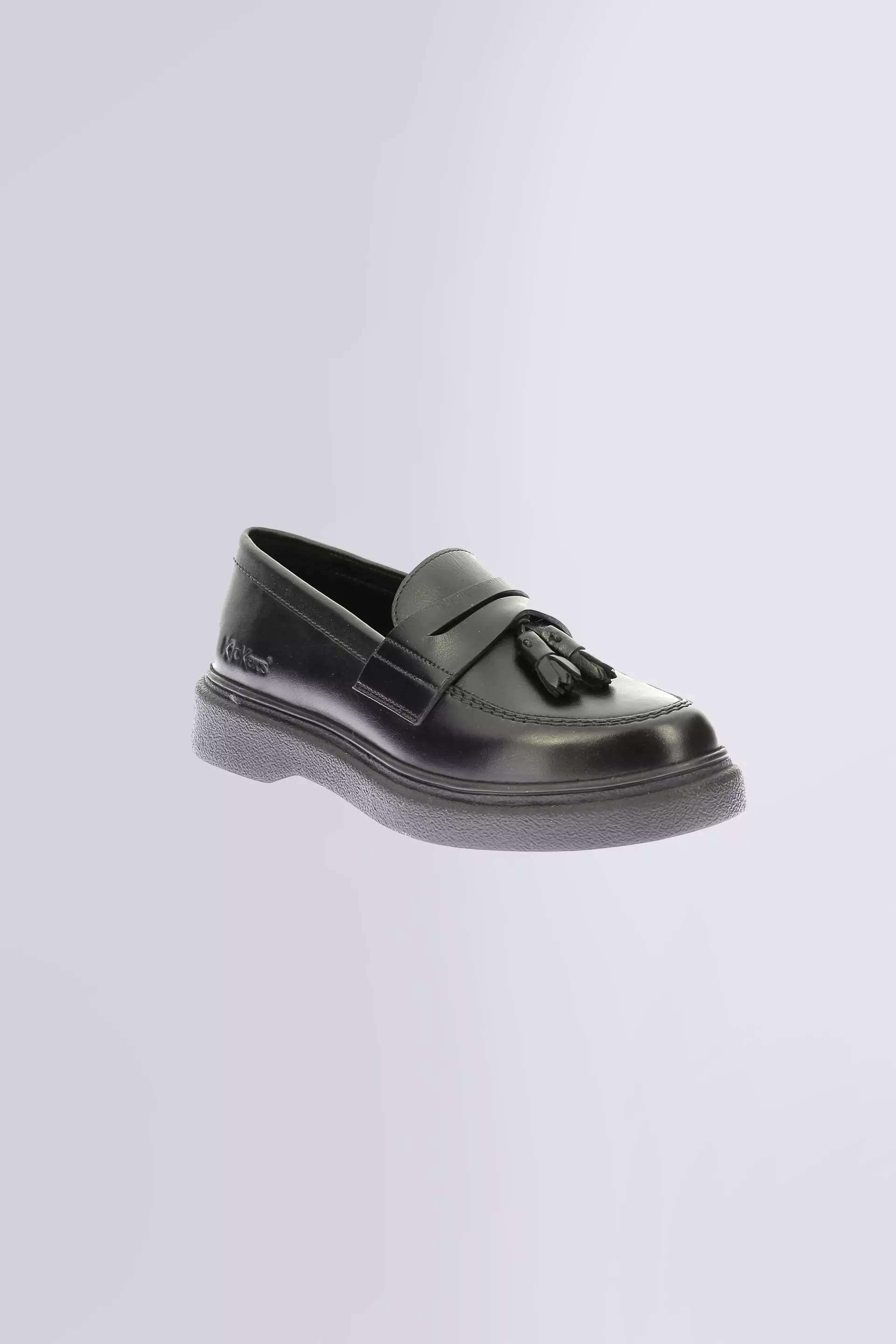 Kick Orana : black loafers for woman - Kickers © Official website