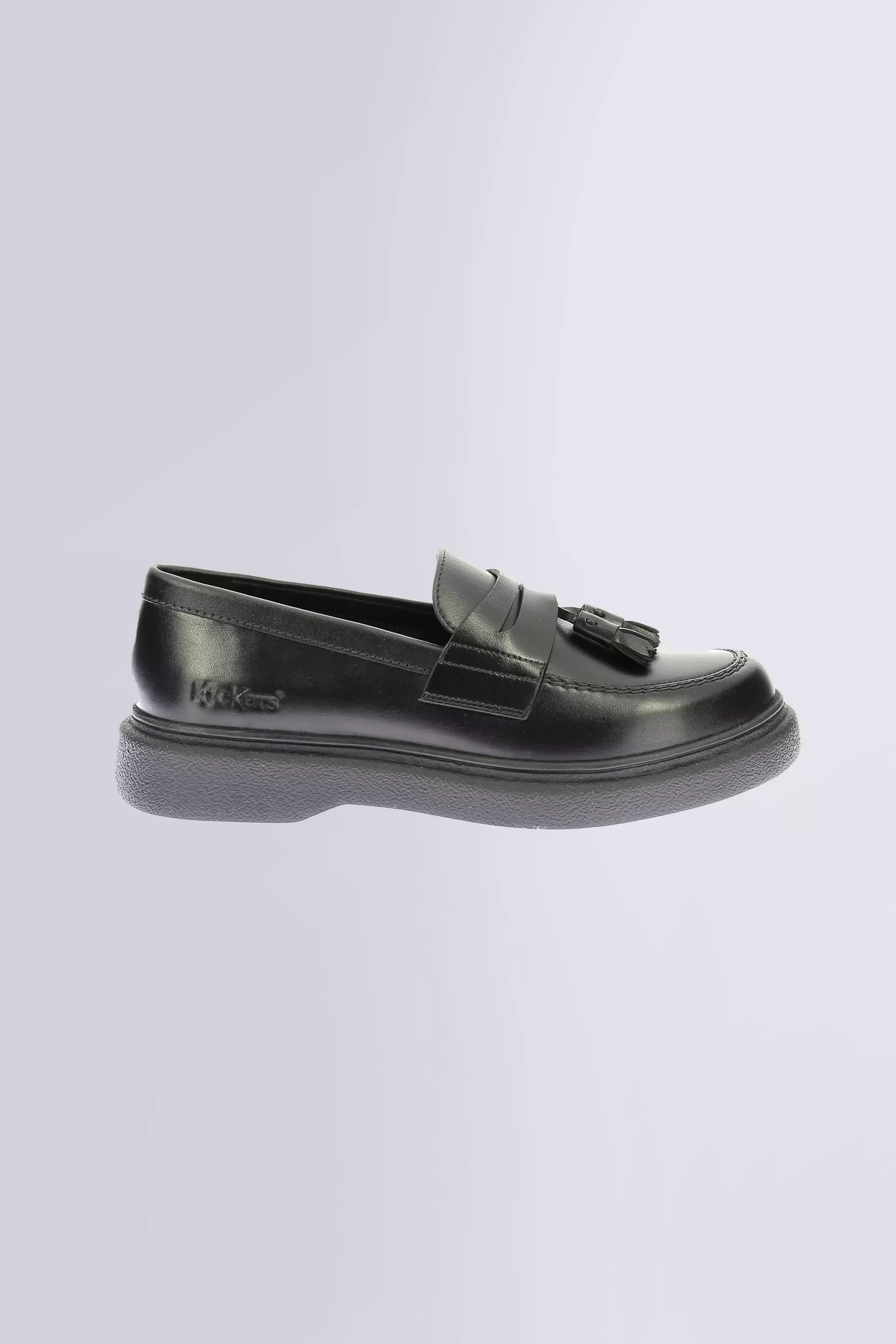 Kick Orana : black loafers for woman - Kickers © Official website