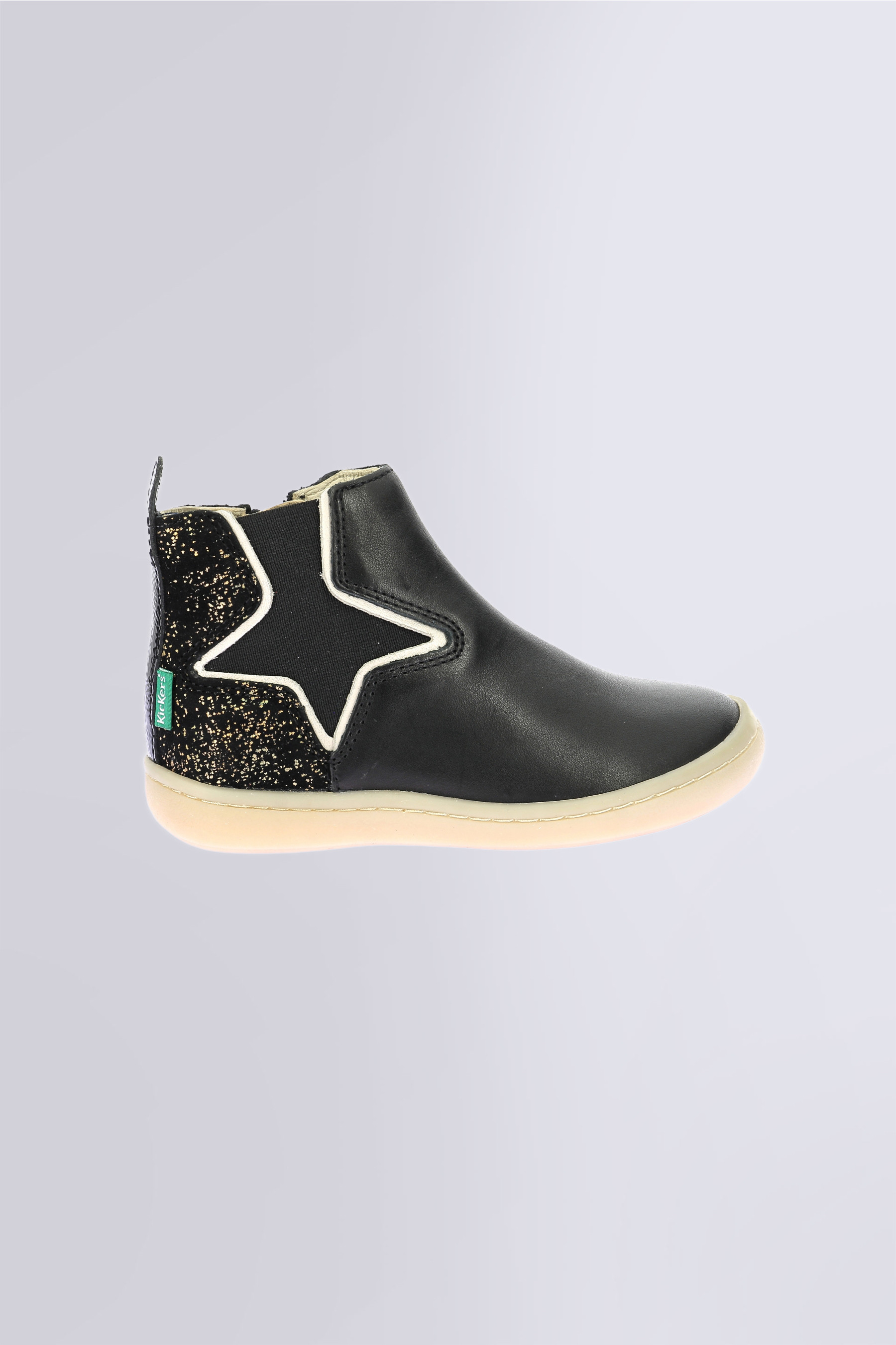 Kick Popstar - Stiefeletten in schwarz und gold für Mädchen - Kickers © Offizielle Website