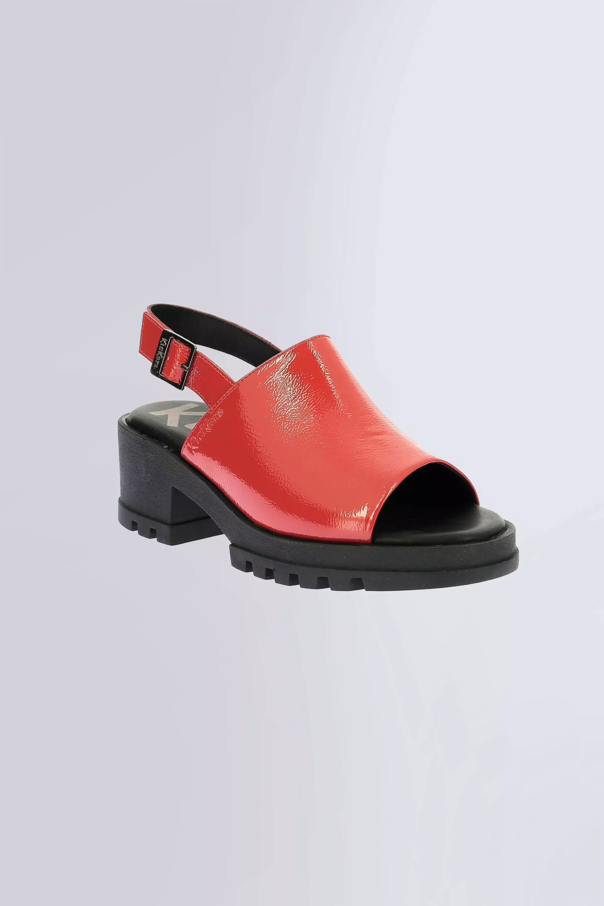 Kick Hel - Sandalen in rot lackiert für Frauen - Kickers © Offizielle Website