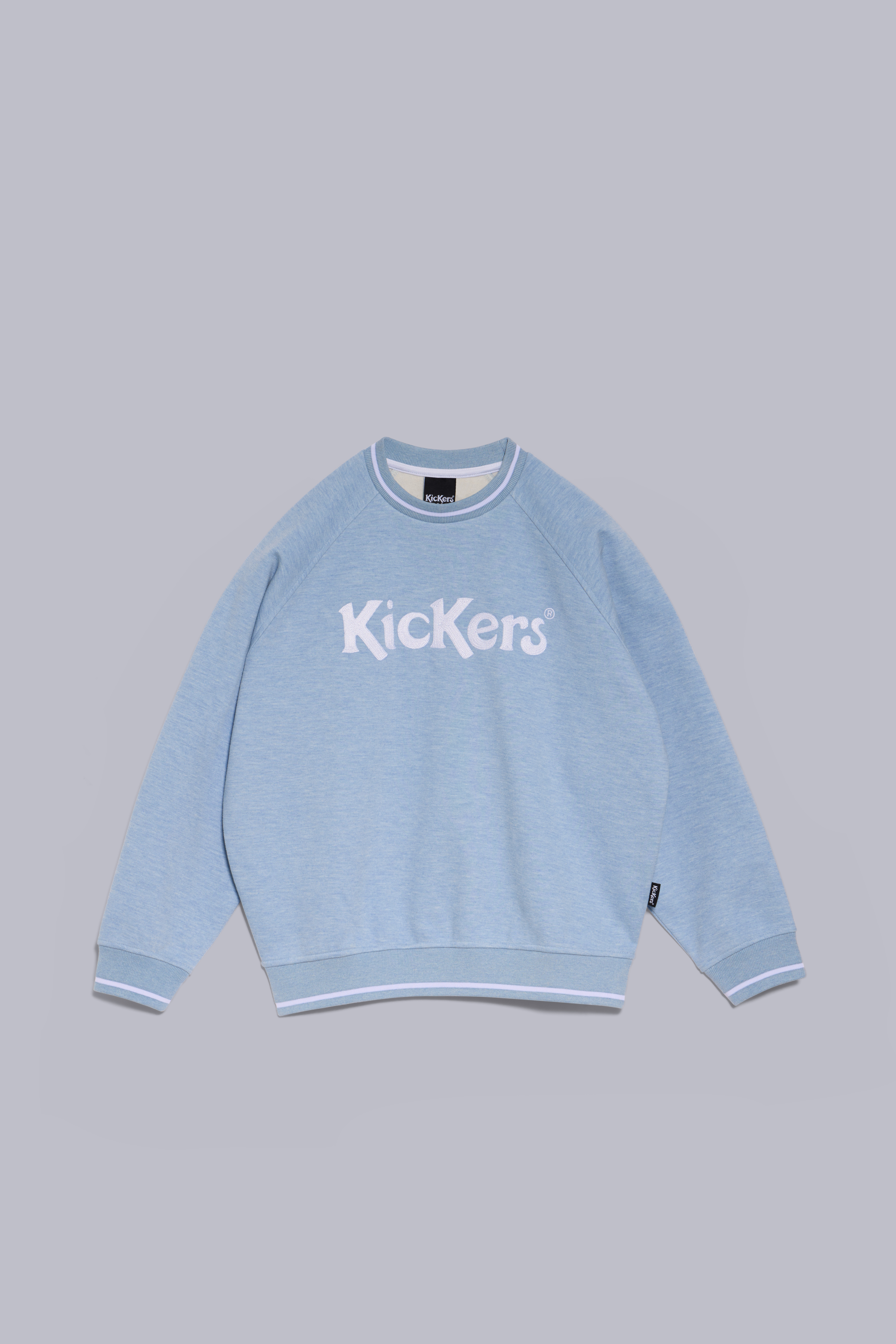 Kick Graft light blue sweatshirt for woman and man - Kickers © Official website